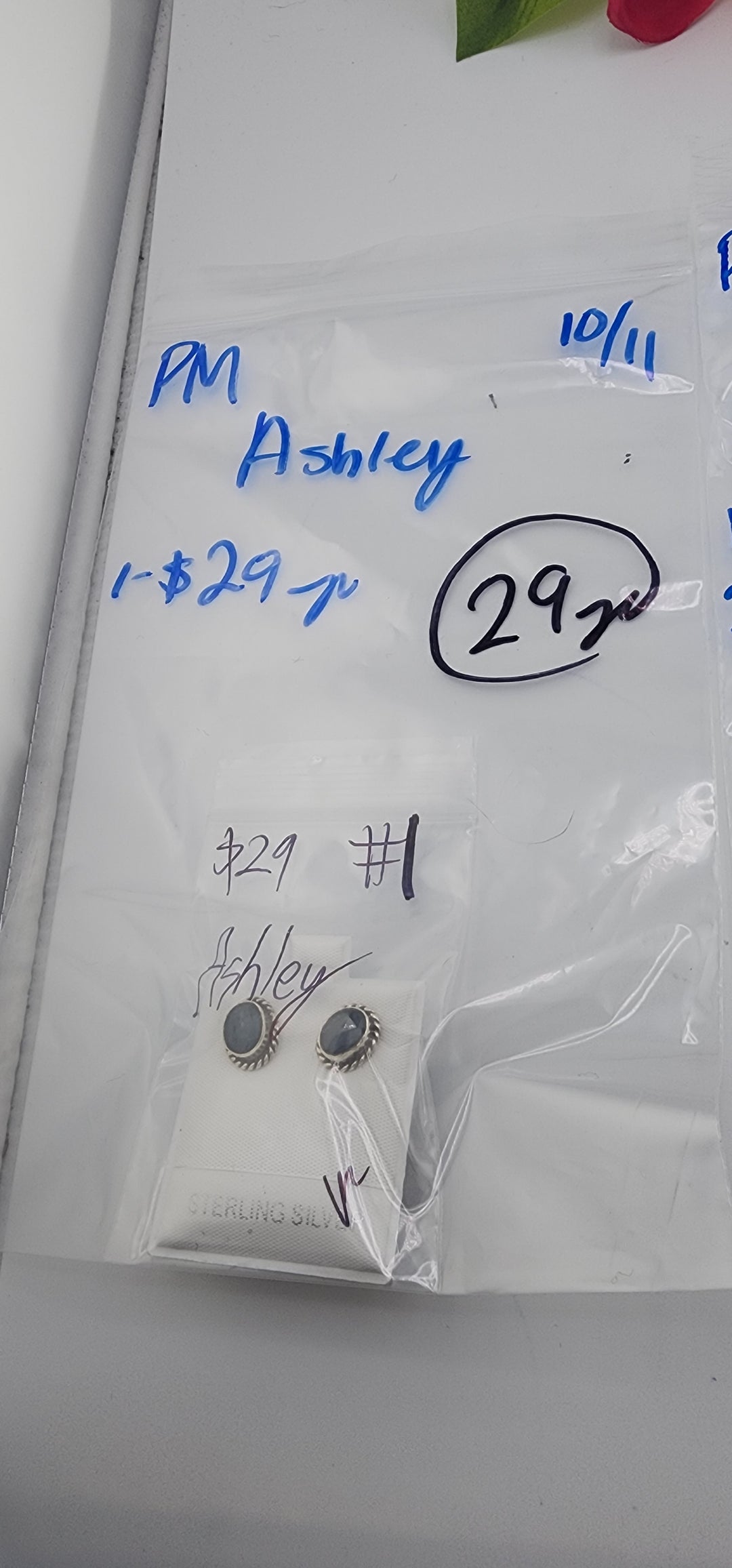 PM SHOW 48HR - RESERVED FOR: Ashley - 10/11/2025 FL tiktok Live Show - 1 Sterling Silver Items