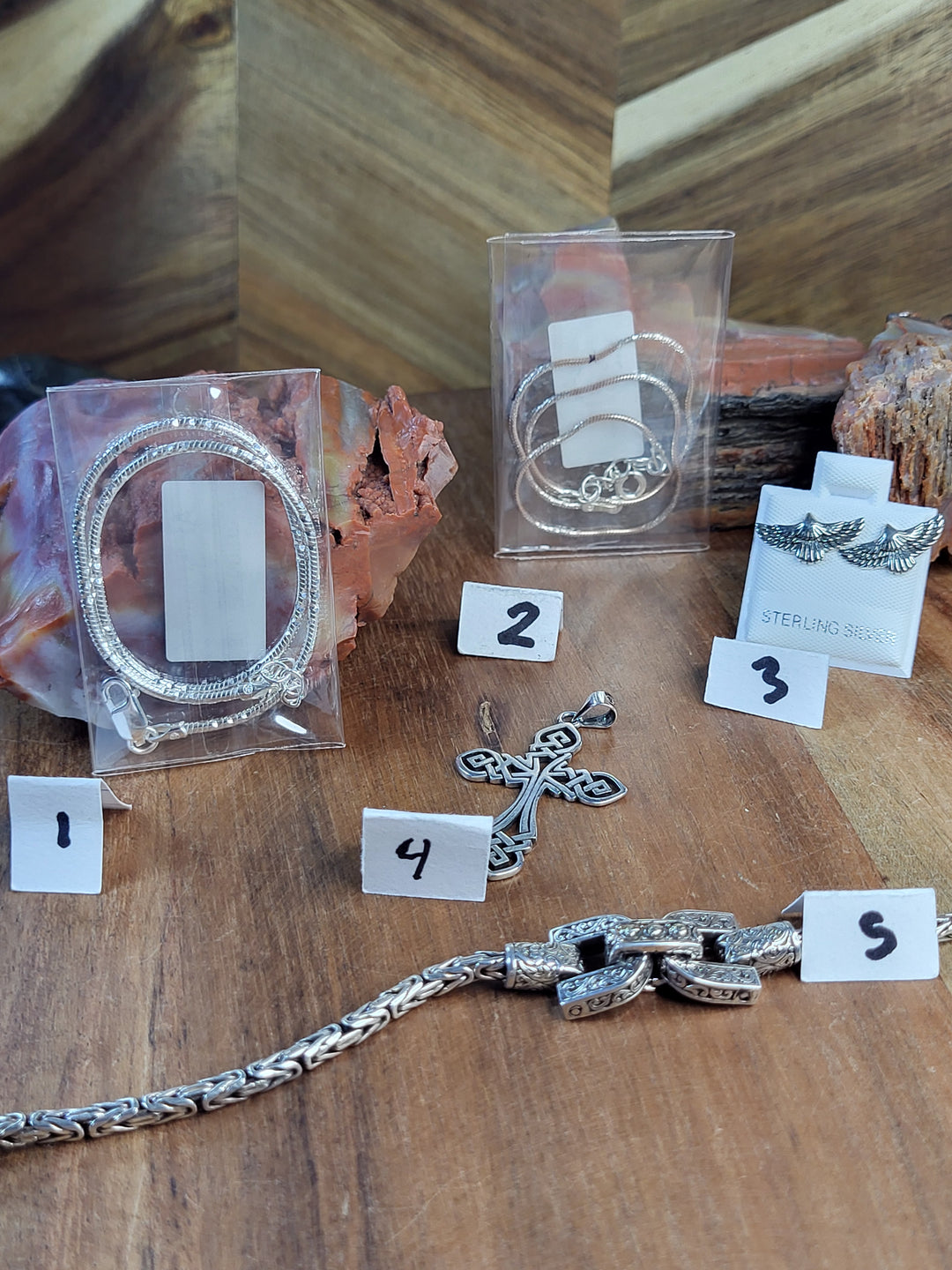 RESERVED FOR: Gina Workman929-7/17/24-5 Sterling Silver Items
