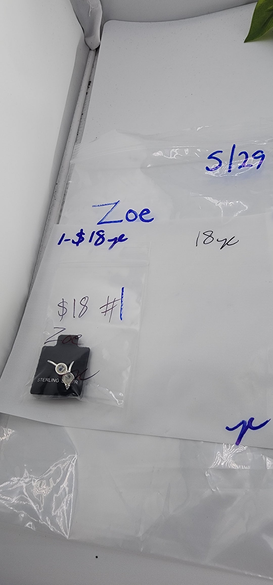 RESERVED FOR: Zoe - 5/29/2025 tiktok Live Show - 1 Sterling Silver Items