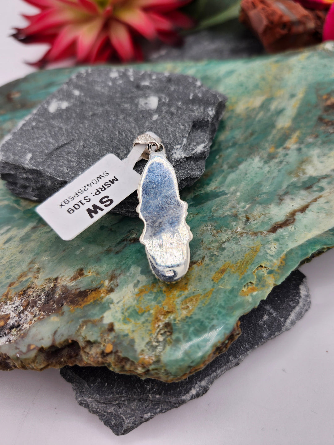 Southwest 925 Sterling Silver Golden Hills Pendant
