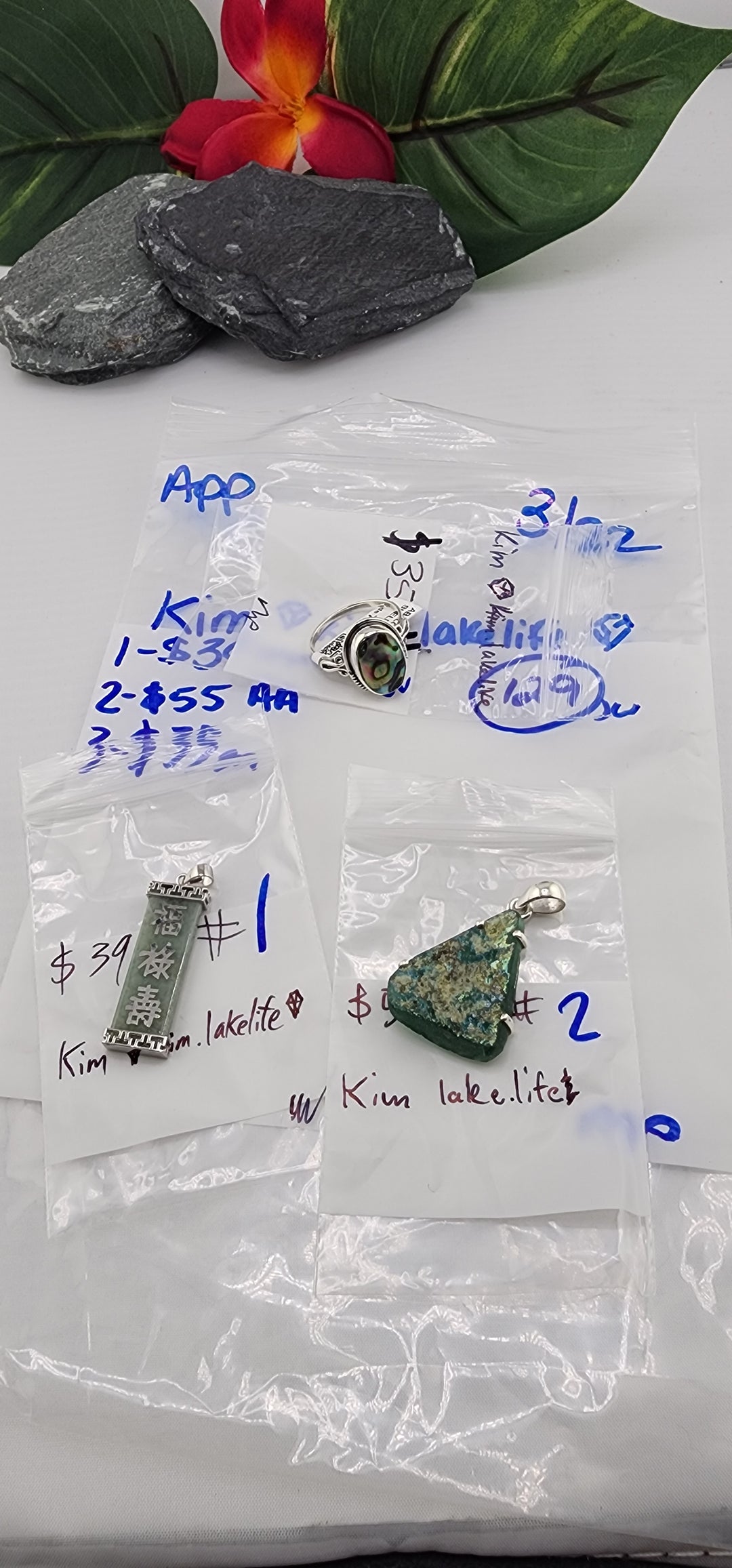 RESERVED FOR: kim💎kim.lakelife💎  - 3/22/2025 The Collective Boutique App Live Show -3 Sterling Silver Items