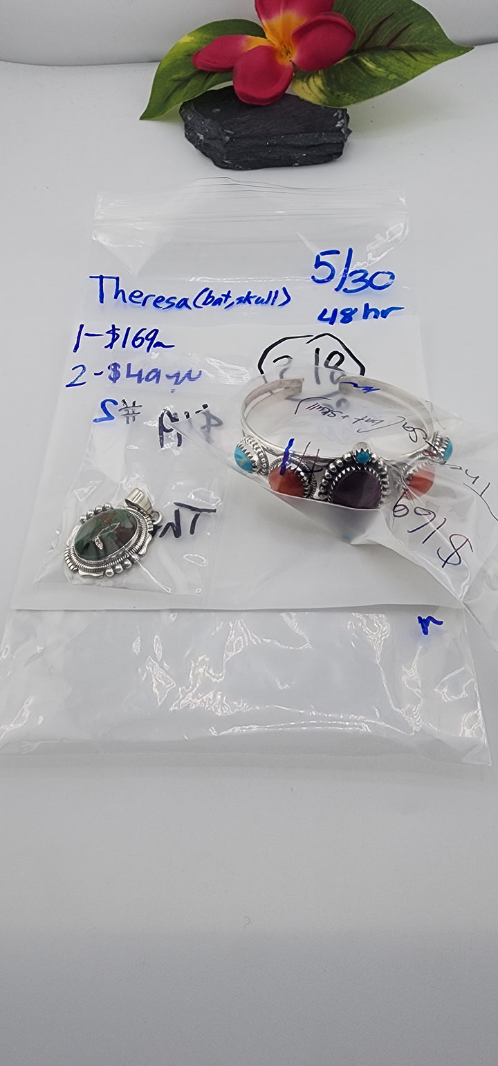 RESERVED FOR: Theresa💀🦇 - 5/30/2025 tiktok Live Show - 2 Sterling Silver Items