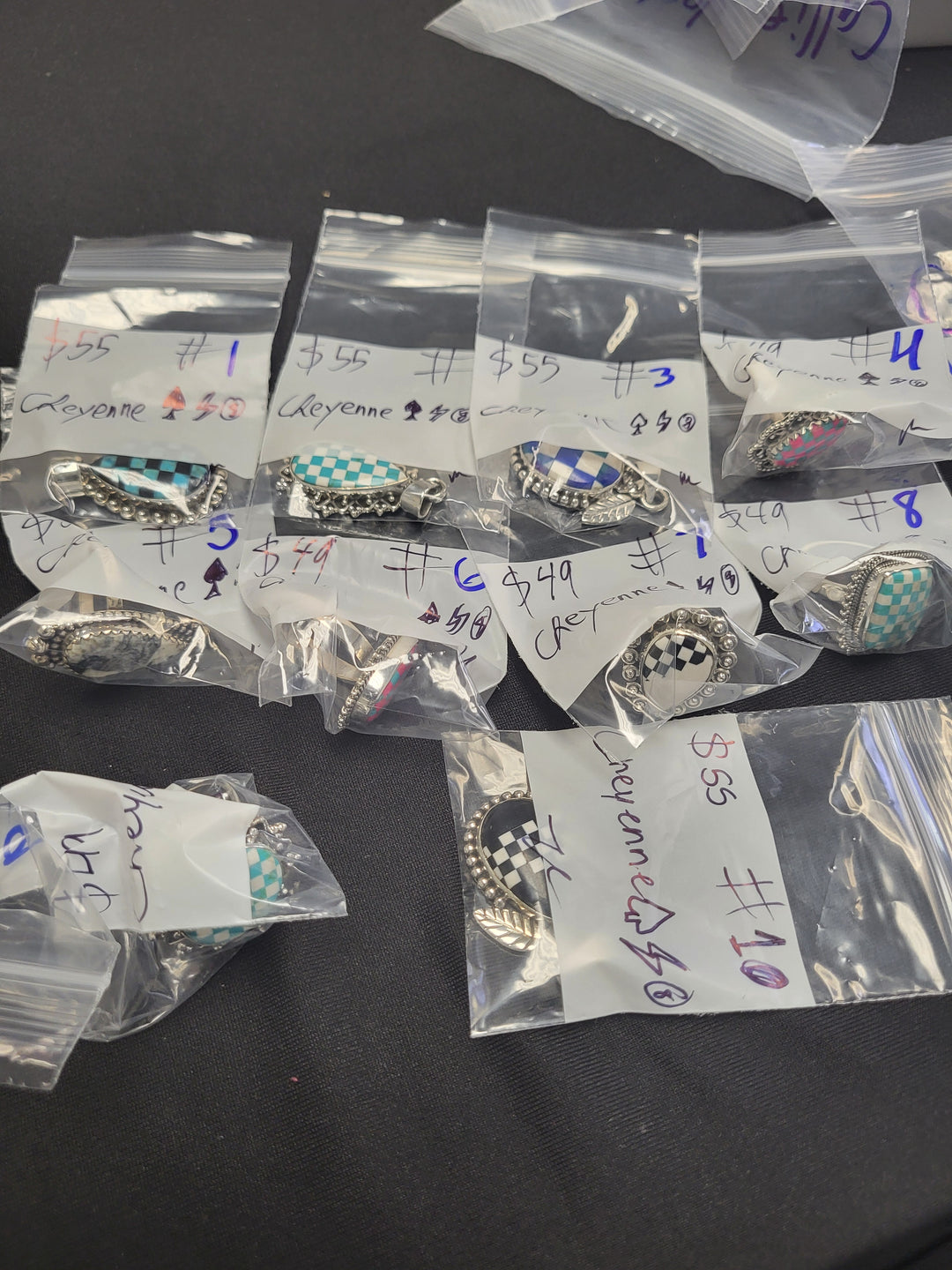 RESERVED FOR- Cheyenne ♠️⚡️🎱 - 3/21/2025 Live Show -  10 Sterling Silver Items