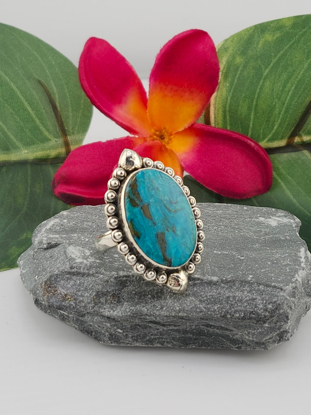 Opalized Wood Ring Size 10