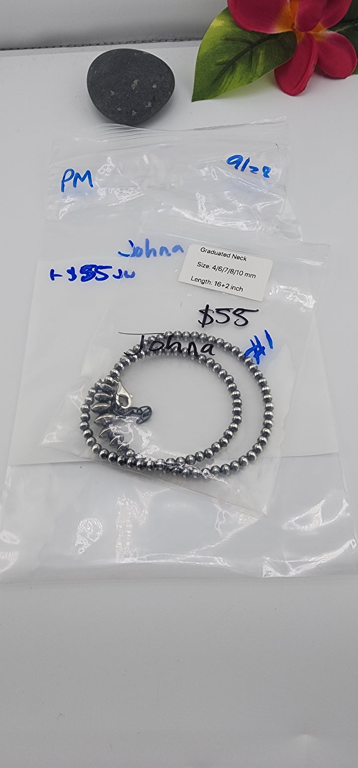 PM SHOW 48HR - RESERVED FOR:  Johna - 9/28/2025 FL tiktok Live Show -1 Sterling Silver Items