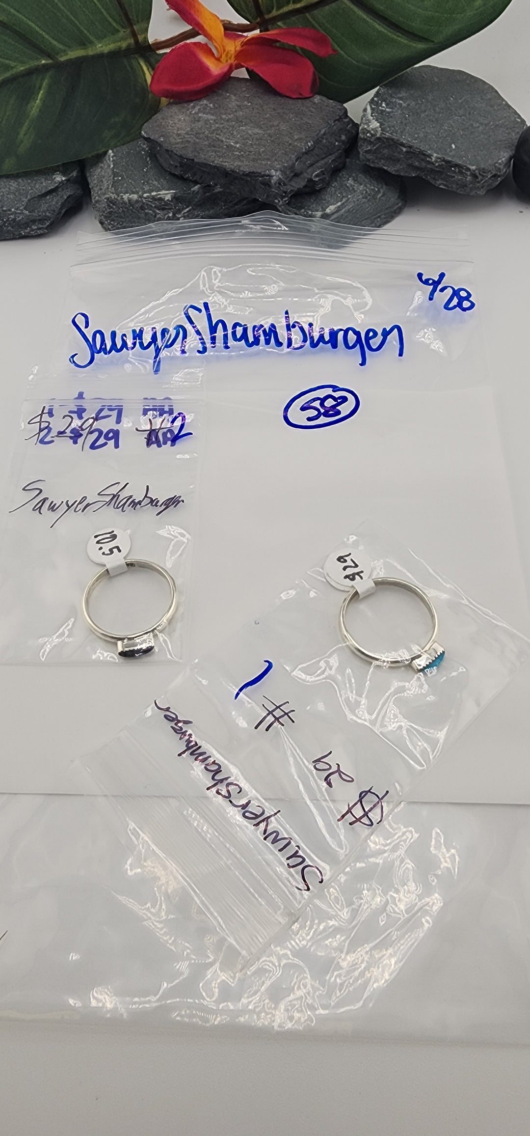 48HR - RESERVED FOR: SawyerShamburger - 6/28/2025 FL tiktok Live Show -2  Sterling Silver Items