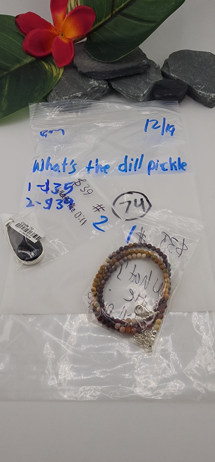 PM SHOW 48HR - RESERVED FOR: What's the dill pickle - 12/19/2025 tiktok Live Show - 2 Sterling Silver Items