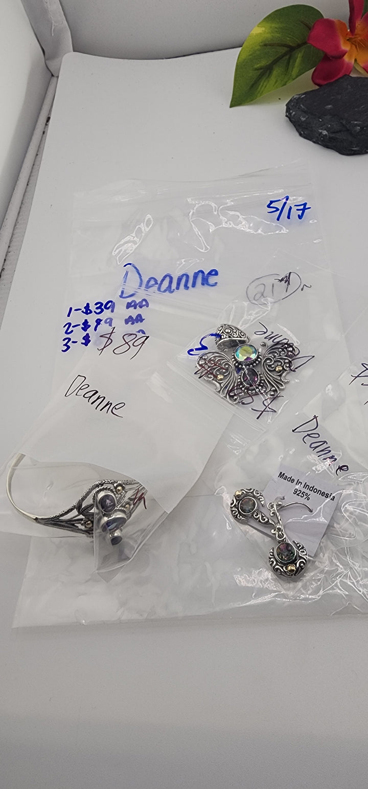 RESERVED FOR: Deanne - 5/17/2025 tiktok Live Show (48 hour) -3 Sterling Silver Items