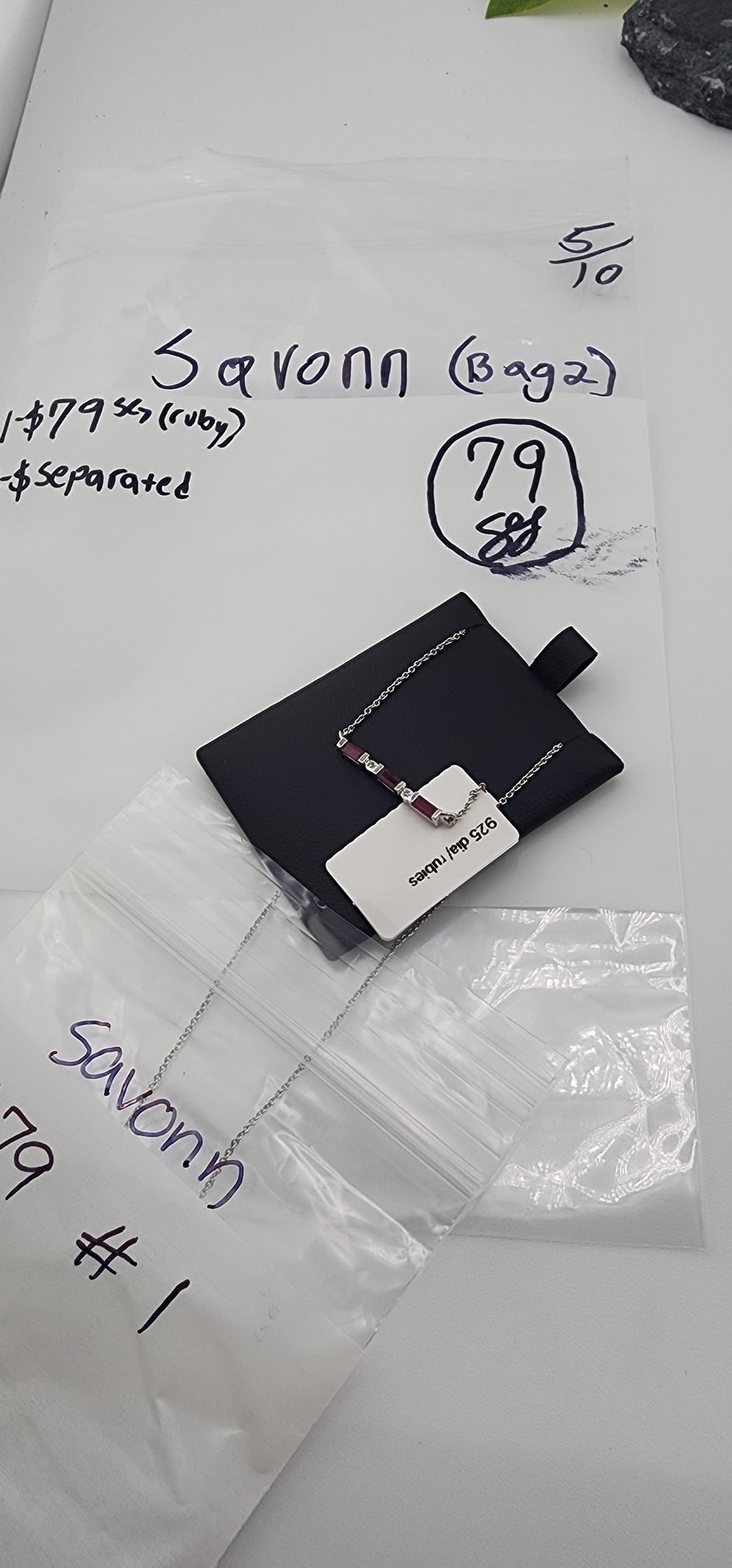 RESERVED FOR:  savonn- 5/10/2025 tiktok Live Show (Bag 2) - 1 Sterling Silver Items