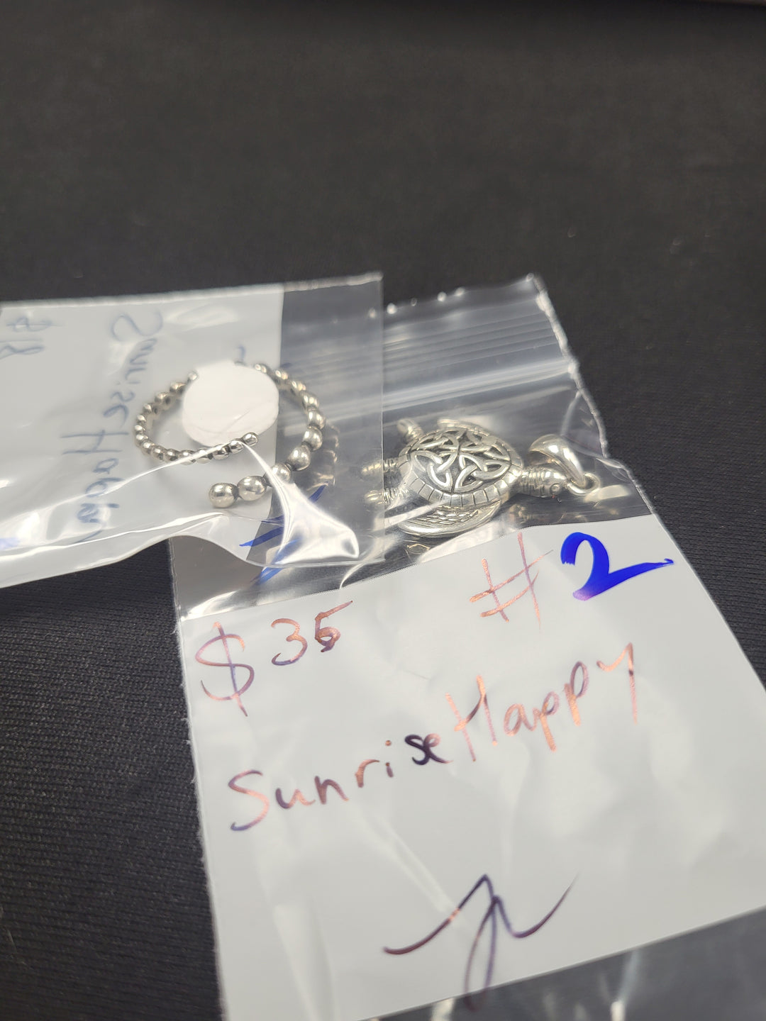RESERVED FOR: SunriseHappy - 3/20/2025 Live Show - 2 Sterling Silver Items