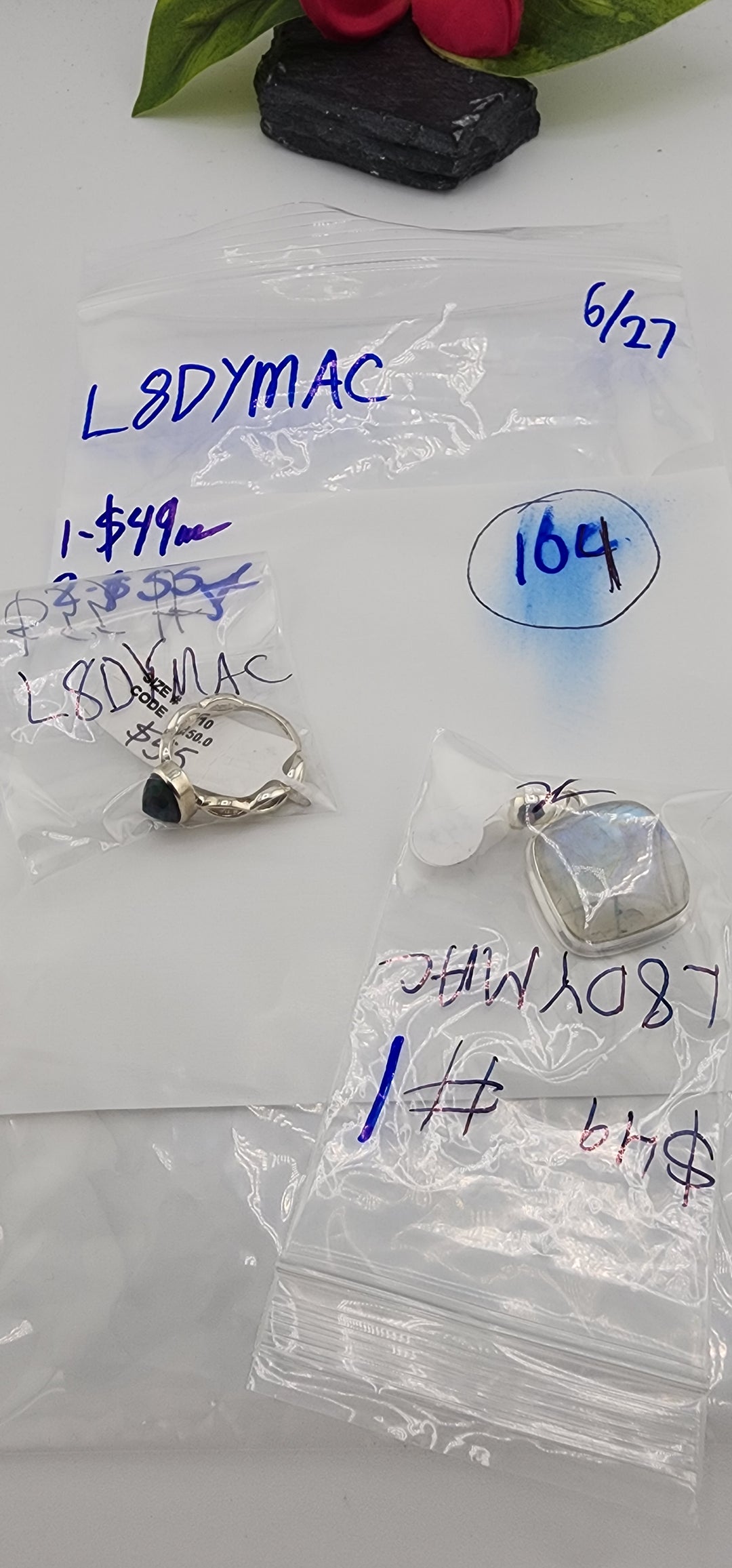 48HR - RESERVED FOR: L8DYMAC - 6/27/2025 FL tiktok Live Show - 2 Sterling Silver Items