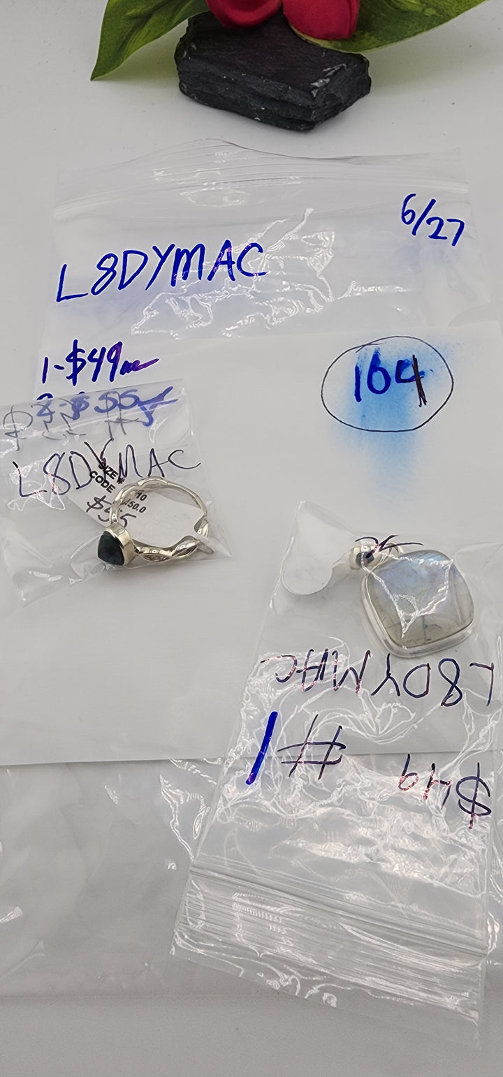48HR - RESERVED FOR: L8DYMAC - 6/27/2025 FL tiktok Live Show - 2 Sterling Silver Items
