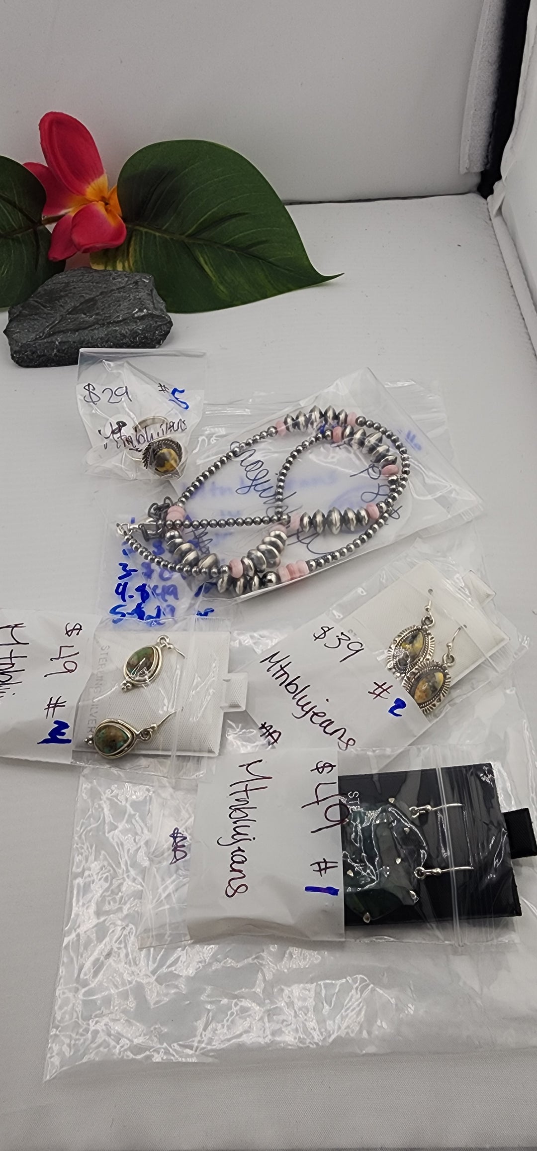 RESERVED FOR:  Mtnblujeans- 7/6/2025 tiktok Reservation Live Show -5  Sterling Silver Items