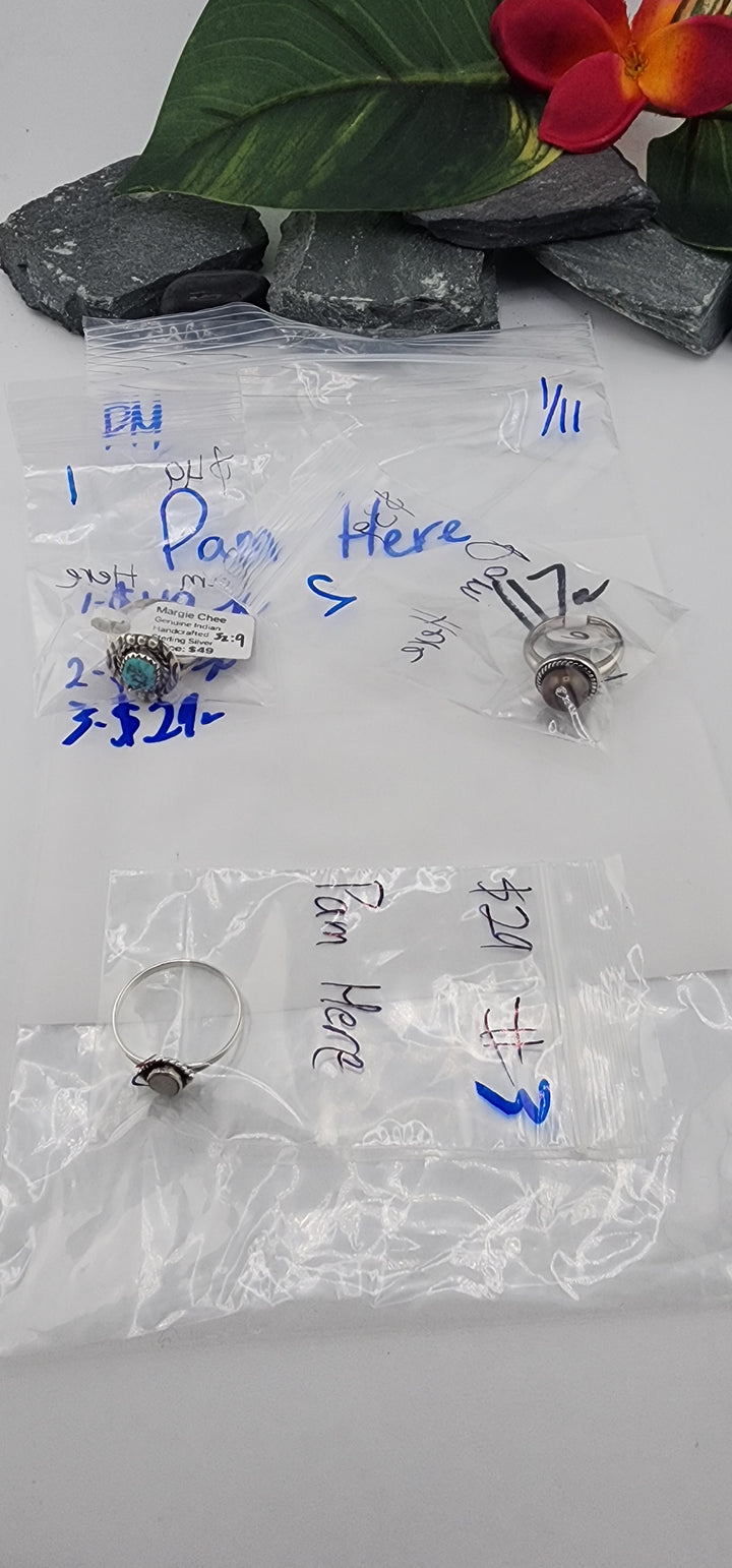 Custom sterling silver items - PM SHOW RESERVED FOR: Pam Here - 1/11/2026 tiktok Live Show - 3 Sterling Silver Items
