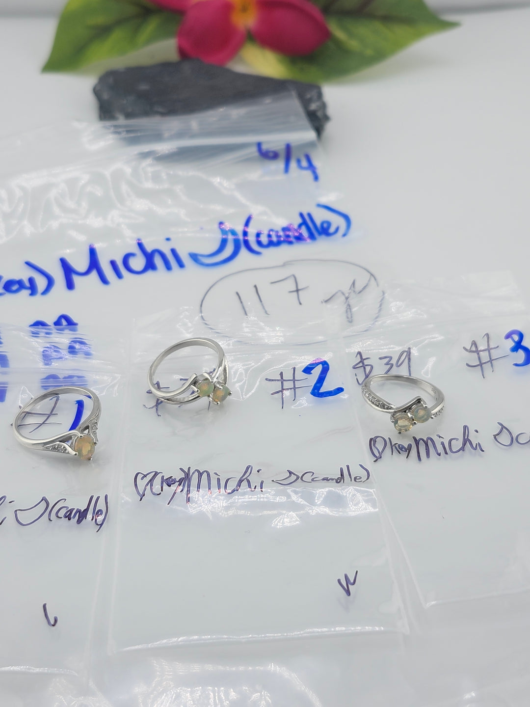 RESERVED FOR:❤️🔑michi🌙🕯️  - 6/4/2025 tiktok Live Show - 3 Sterling Silver Items