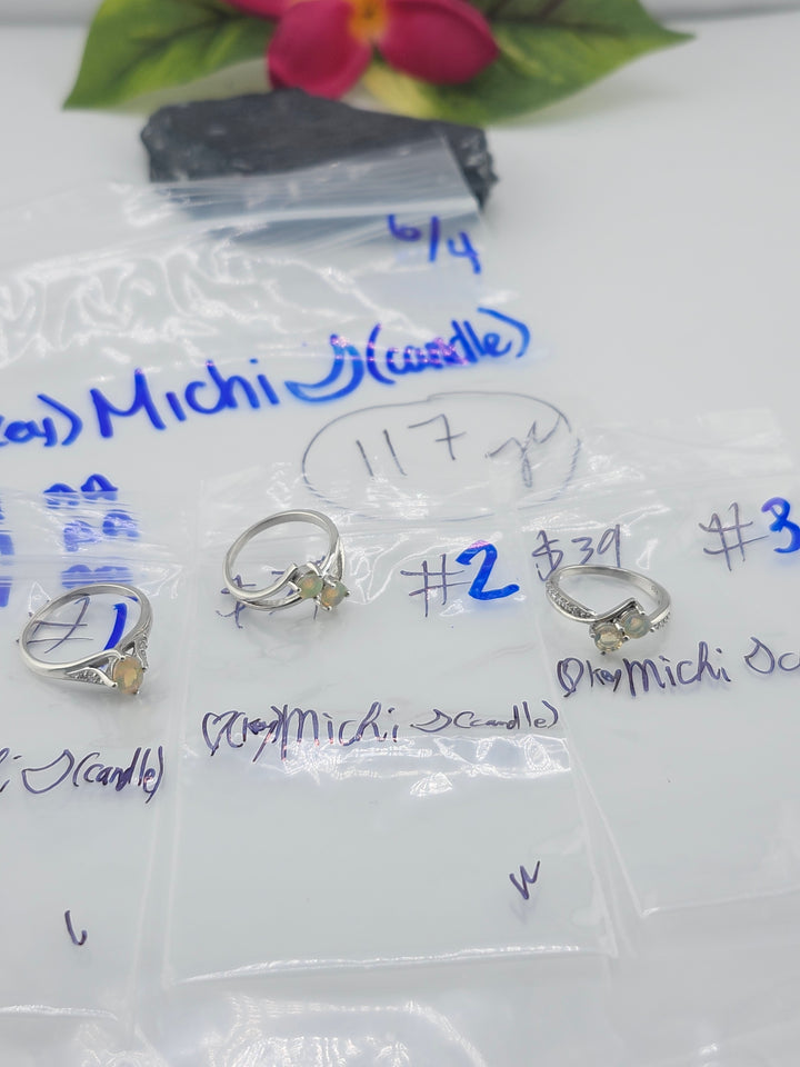 RESERVED FOR:❤️🔑michi🌙🕯️  - 6/4/2025 tiktok Live Show - 3 Sterling Silver Items