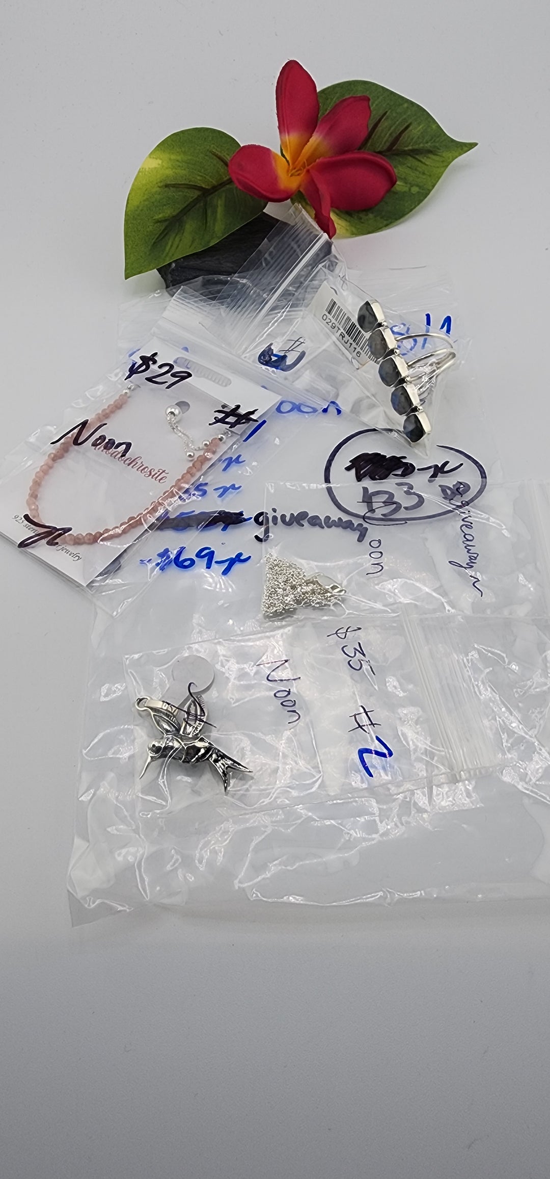 PM SHOW 48HR - RESERVED FOR: Noon  - 8/1/2025 FL tiktok Live Show - 5 Sterling Silver Items