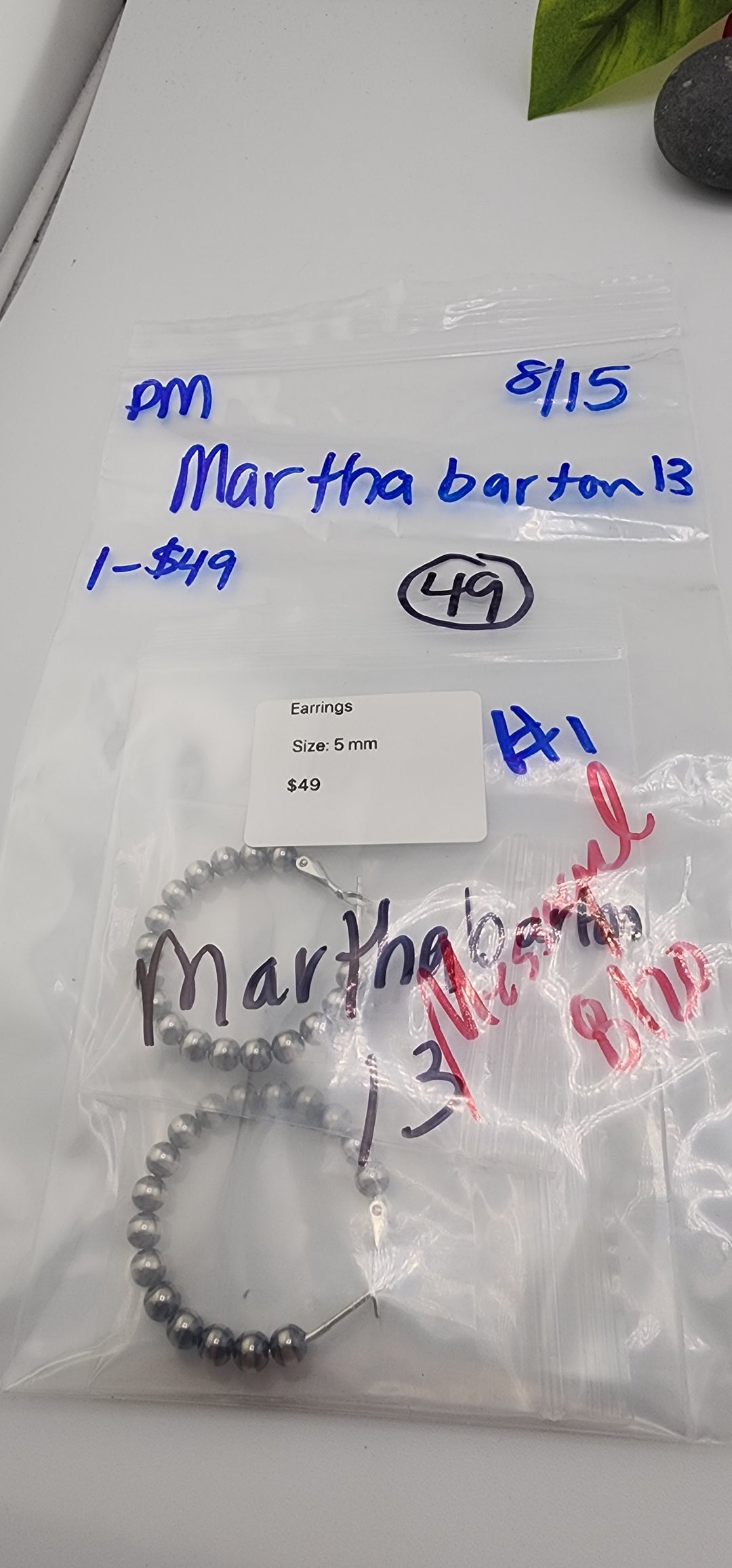 PM SHOW 48HR - RESERVED FOR:  Marthabarton13- 8/15/2025 FL tiktok Live Show -  Sterling Silver Items
