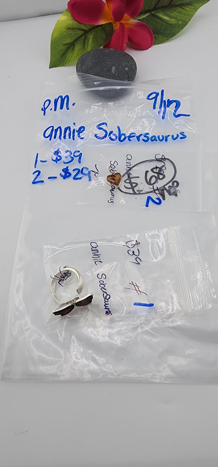 PM SHOW 48HR - RESERVED FOR: annie sobersaurus - 9/12/2025 FL tiktok Live Show - 2 Sterling Silver Items