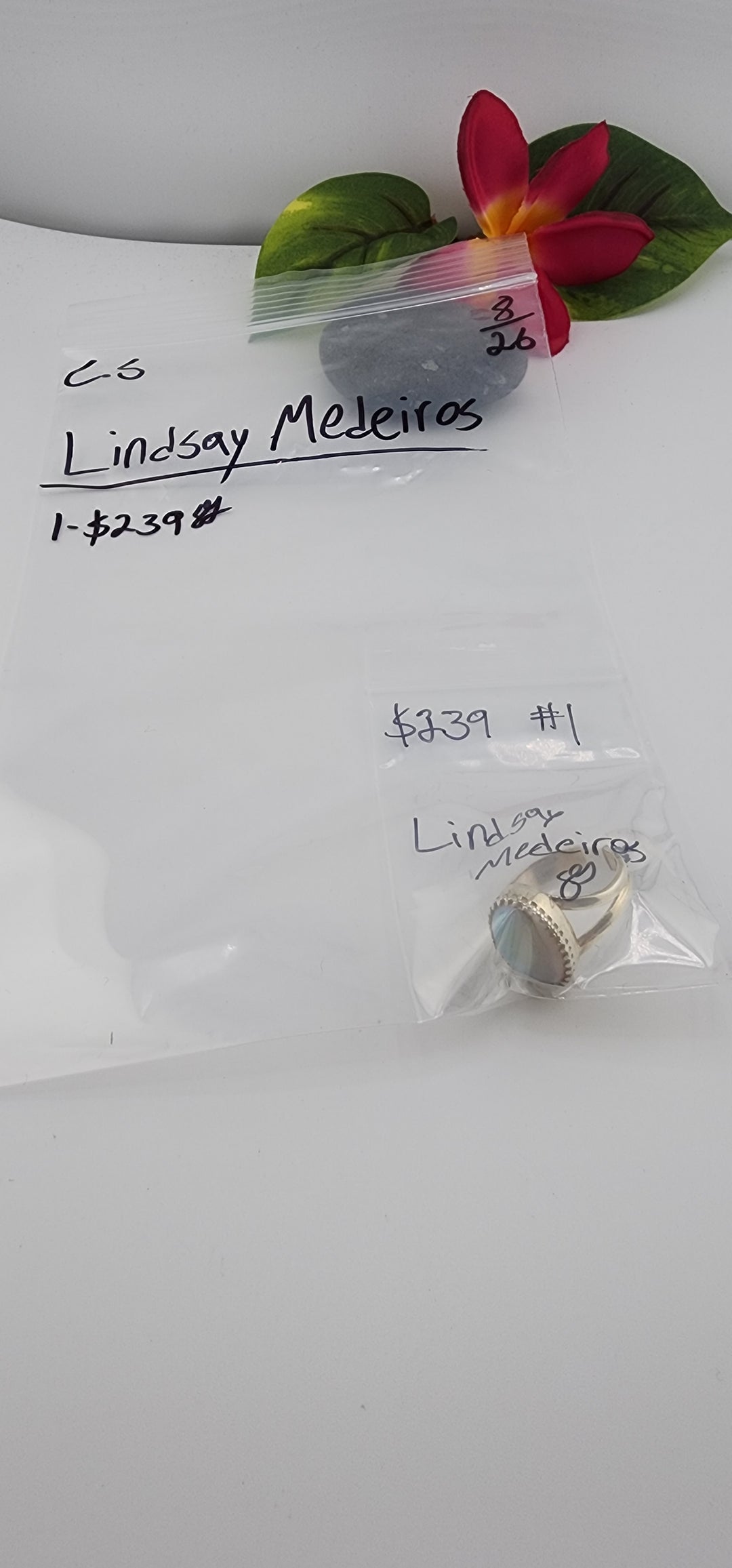PM SHOW 48HR - RESERVED FOR: Lindsay Medeiros - C.S. - 8/26/2025 - 1 Sterling Silver Items
