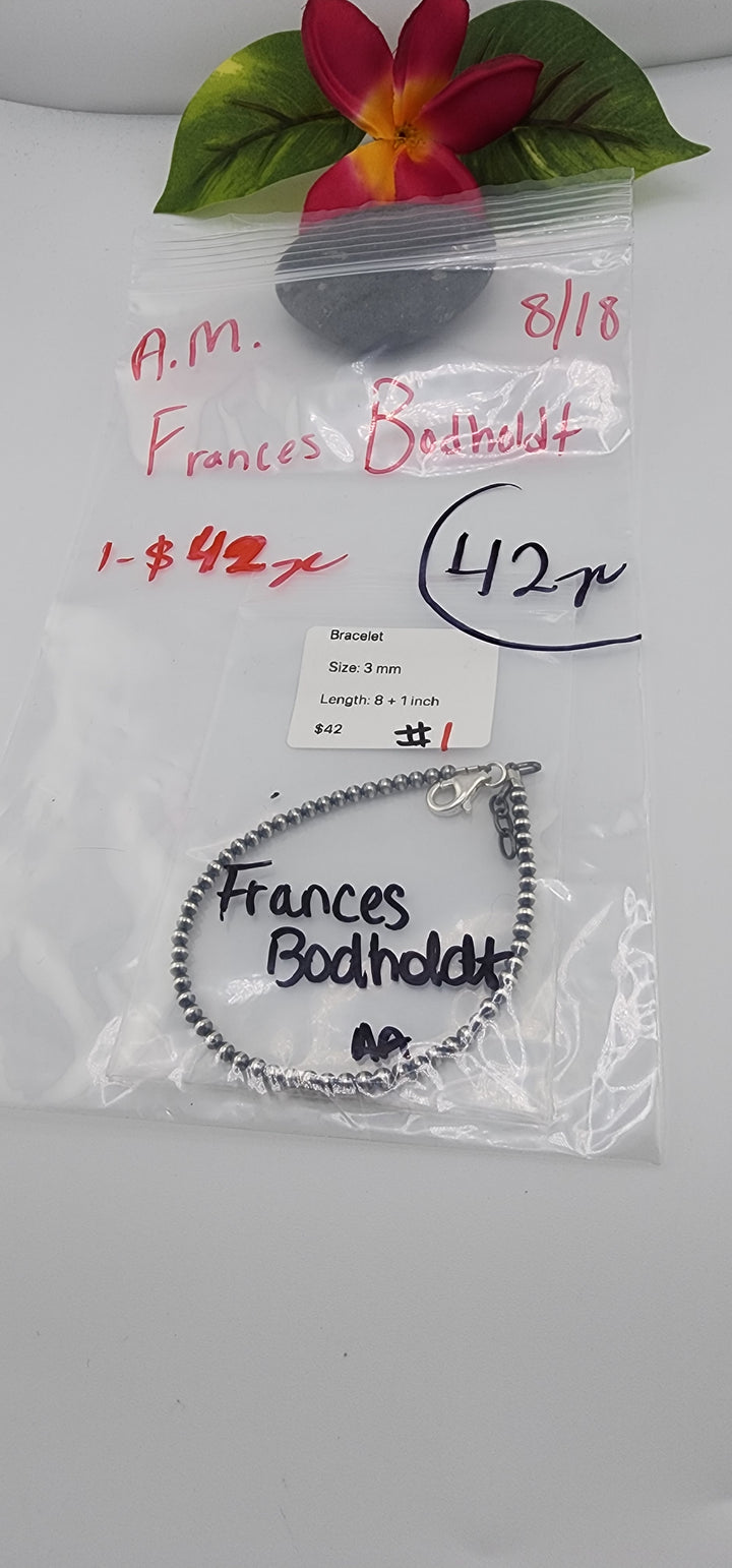 AM SHOW 48HR - RESERVED FOR: Frances Bodholdt - 8/18/2025 FL tiktok Live Show - 1 Sterling Silver Items