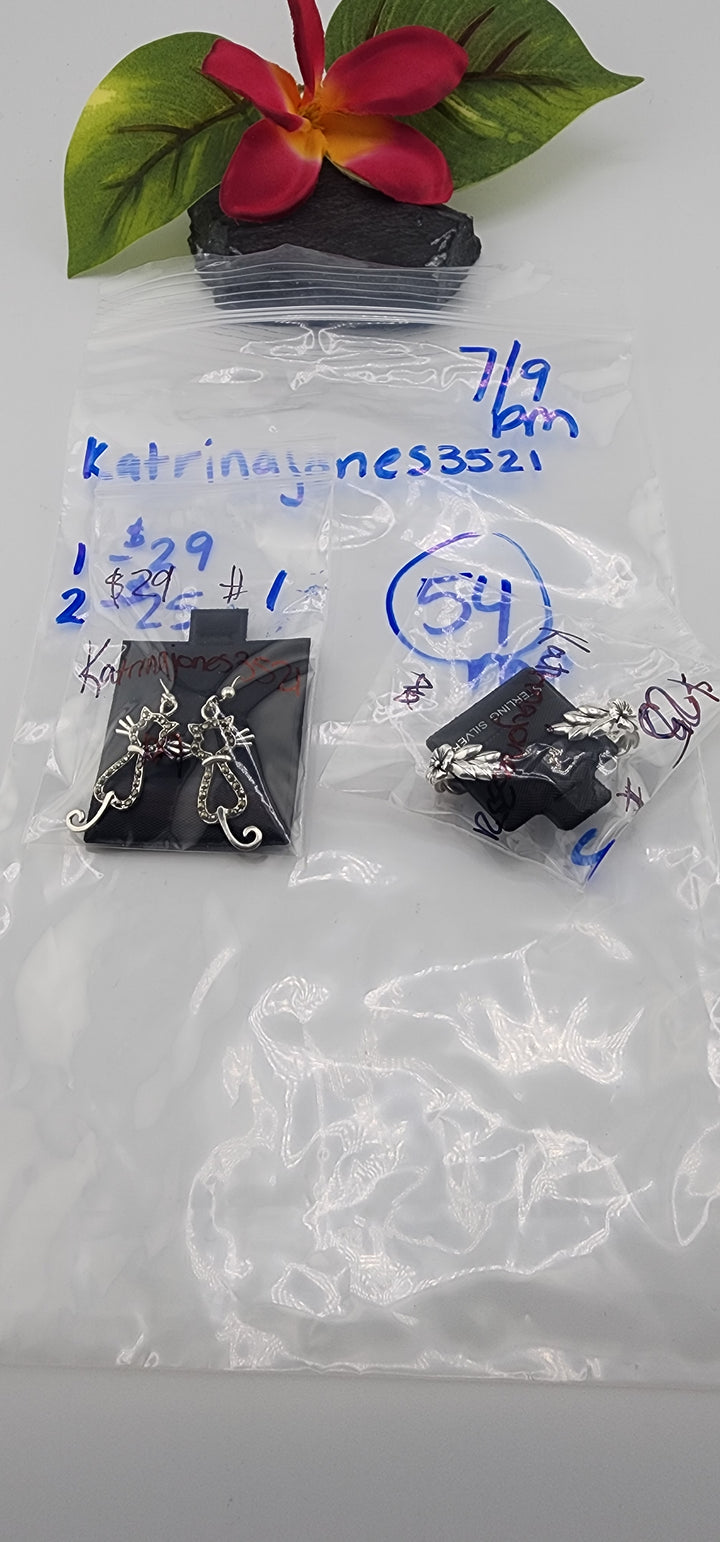 PM SHOW 48HR - RESERVED FOR: katrinajones3521 - 7/9/2025 FL tiktok Live Show - 2  Sterling Silver Items
