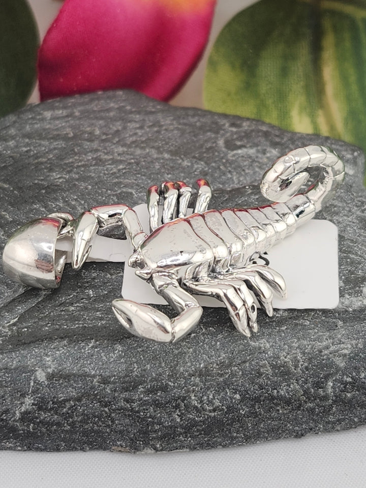Designer SOMS 925 Sterling Silver Scorpion Pendant
