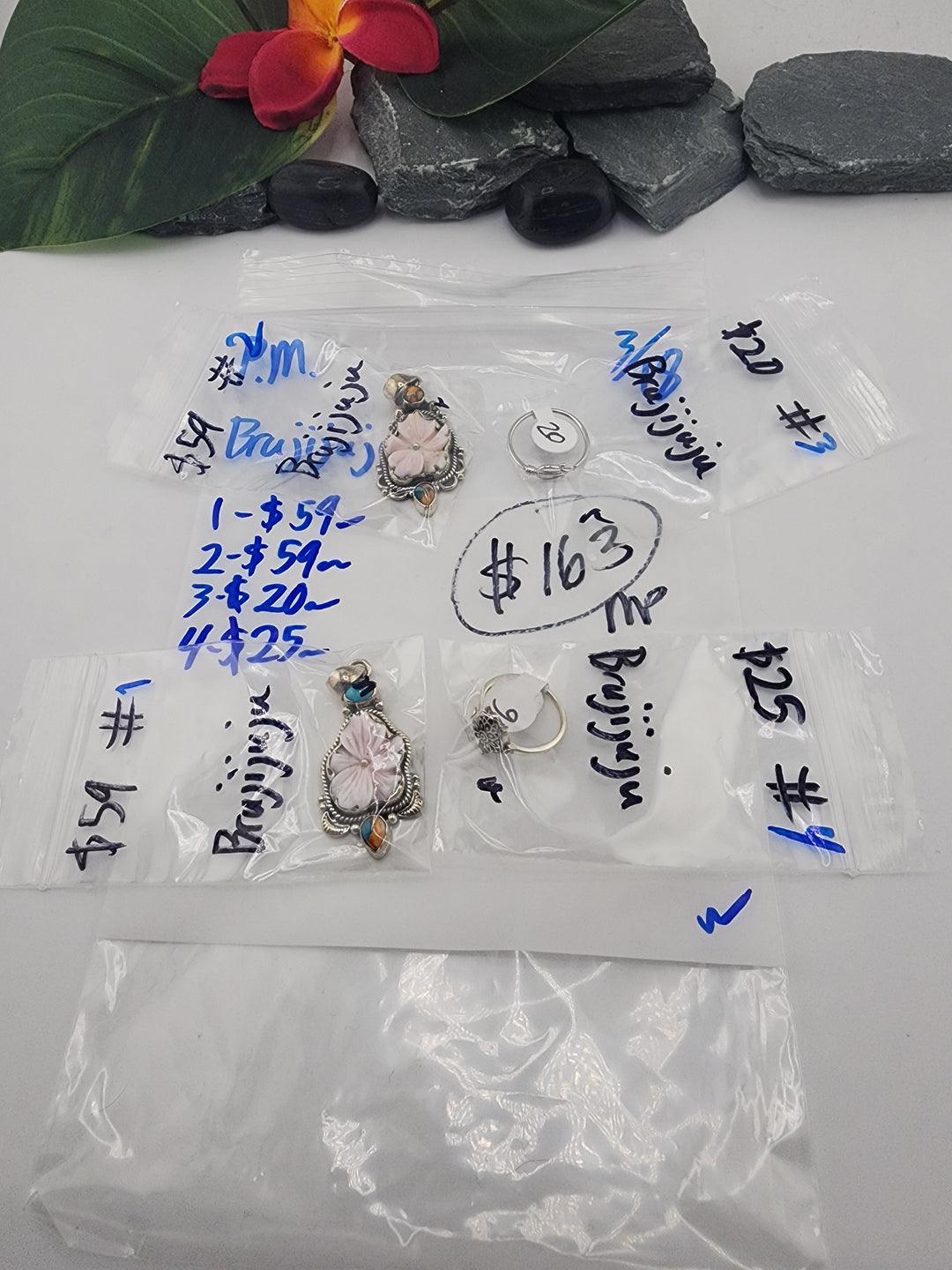 Brujijuju - 3/18/26 - 4 925 Sterling Silver Items
