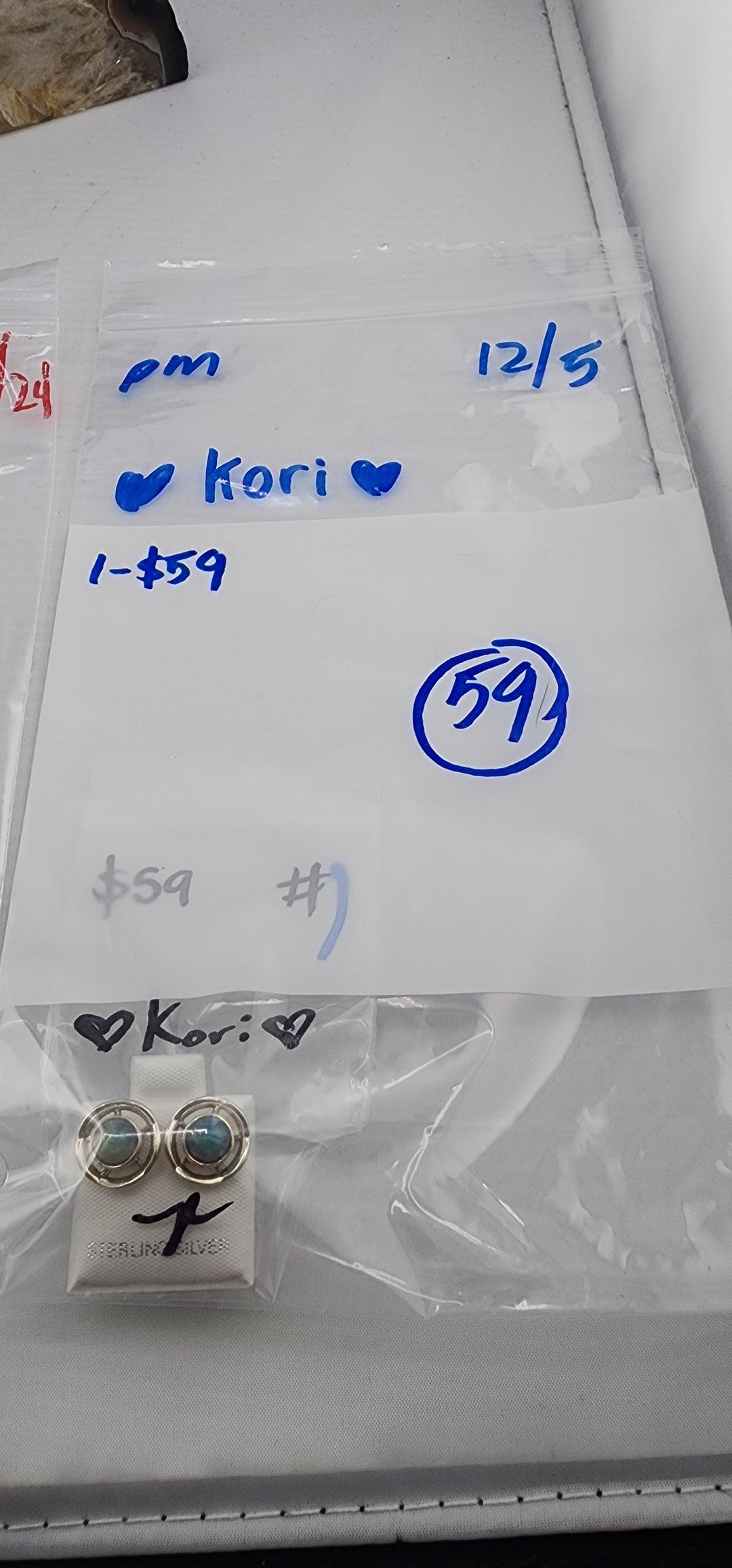PM SHOW 48HR - RESERVED FOR: 🩵Kori🩵 - 12/5/2025 tiktok Live Show - 1 Sterling Silver Items
