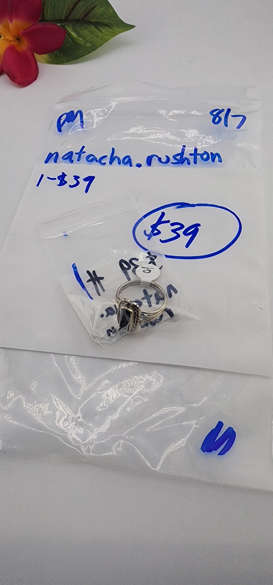 PM SHOW 48HR - RESERVED FOR: natacha.rushton  - 8/7/2025 FL tiktok Live Show - 1 Sterling Silver Items