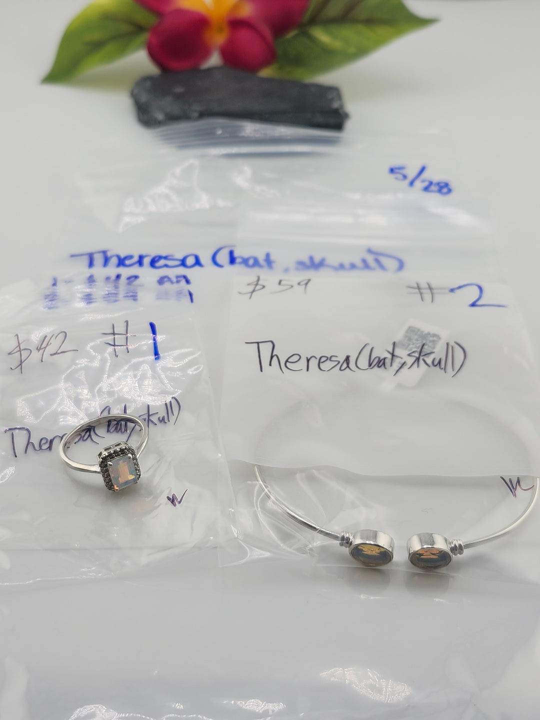 RESERVED FOR: Theresa🦇💀- 5/28/2025 tiktok Live Show - 2 Sterling Silver Items