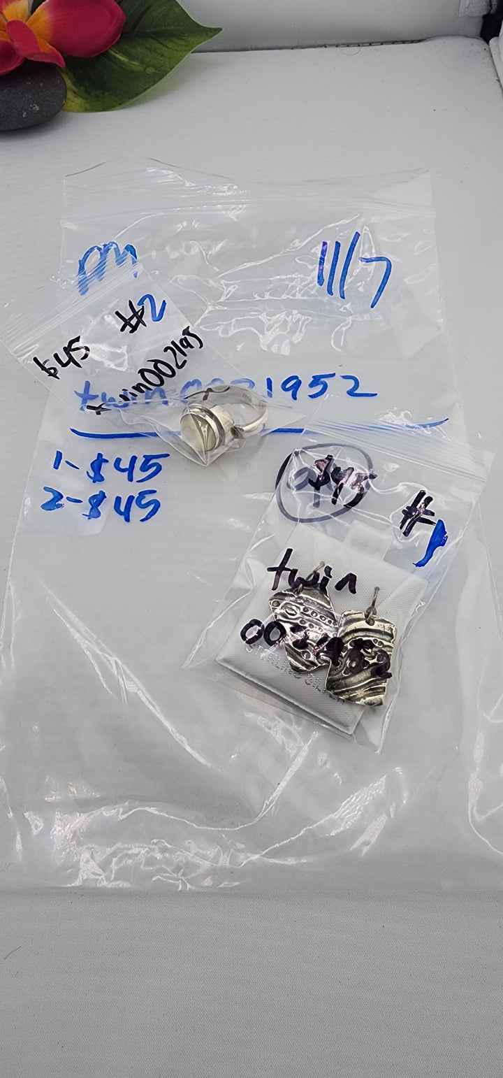 PM SHOW 48HR - RESERVED FOR: twin002952 - 11/7/2025 tiktok Live Show - 2 Sterling Silver Items