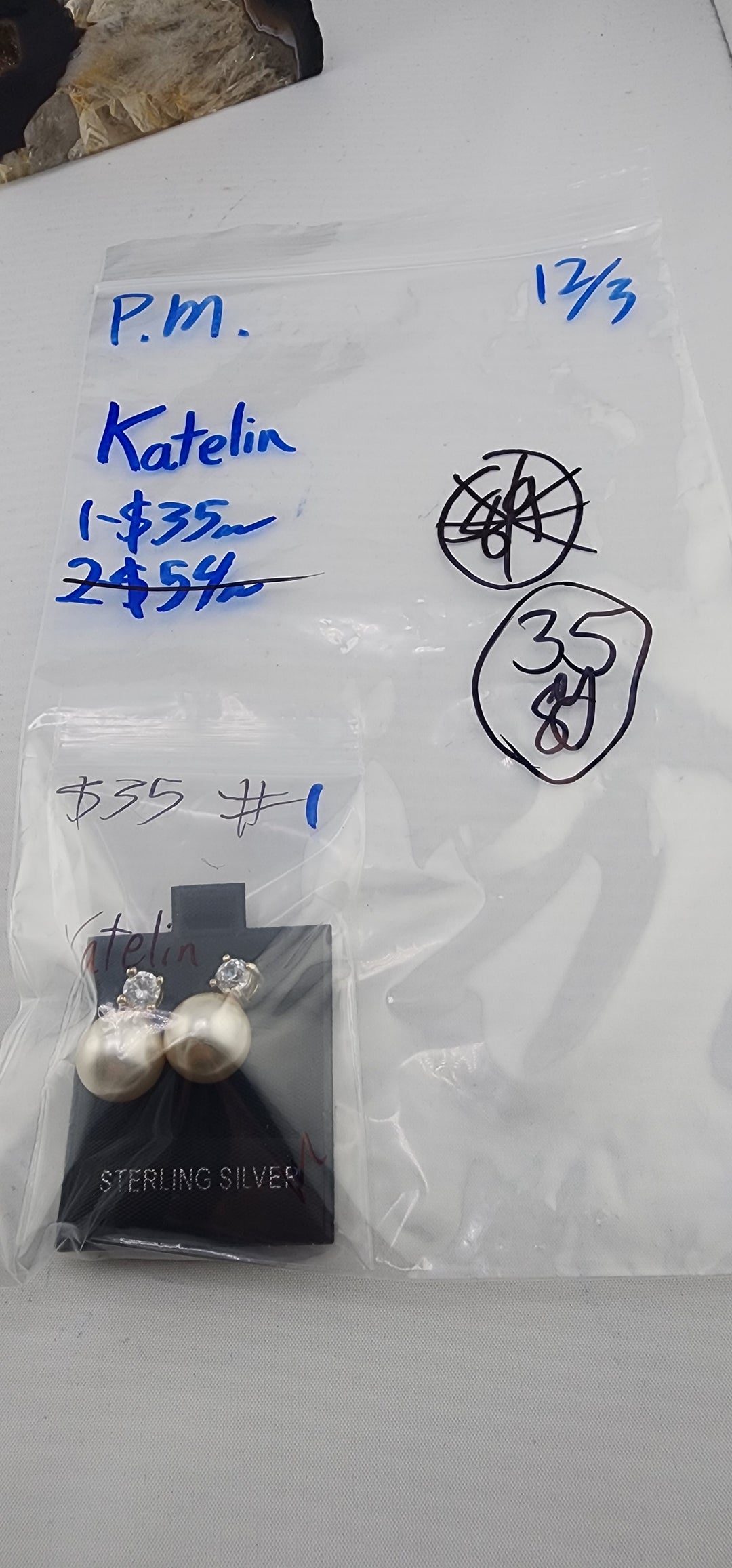 PM SHOW 48HR - RESERVED FOR: Katelin - 12/3/2025 tiktok Live Show - 1 Sterling Silver Items