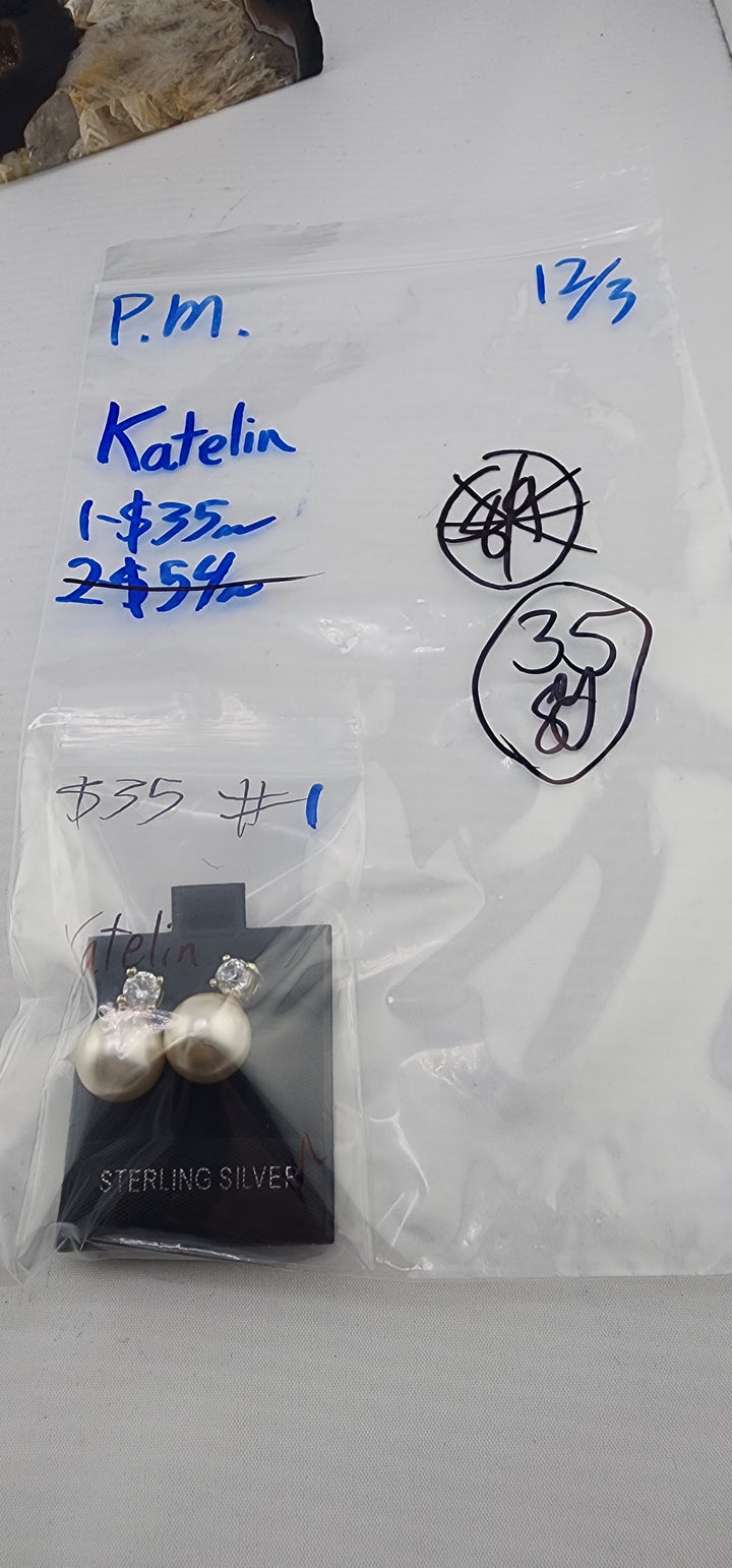PM SHOW 48HR - RESERVED FOR: Katelin - 12/3/2025 tiktok Live Show - 1 Sterling Silver Items