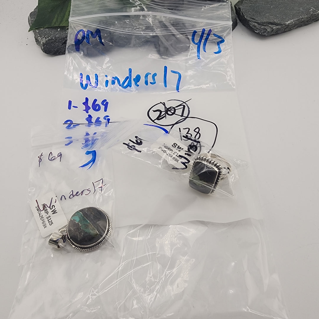 Winders17 - 4/3/26 - 2 925 Sterling Silver Items