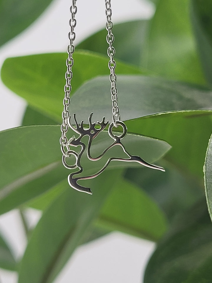 CZ Reindeer with 16" Chain