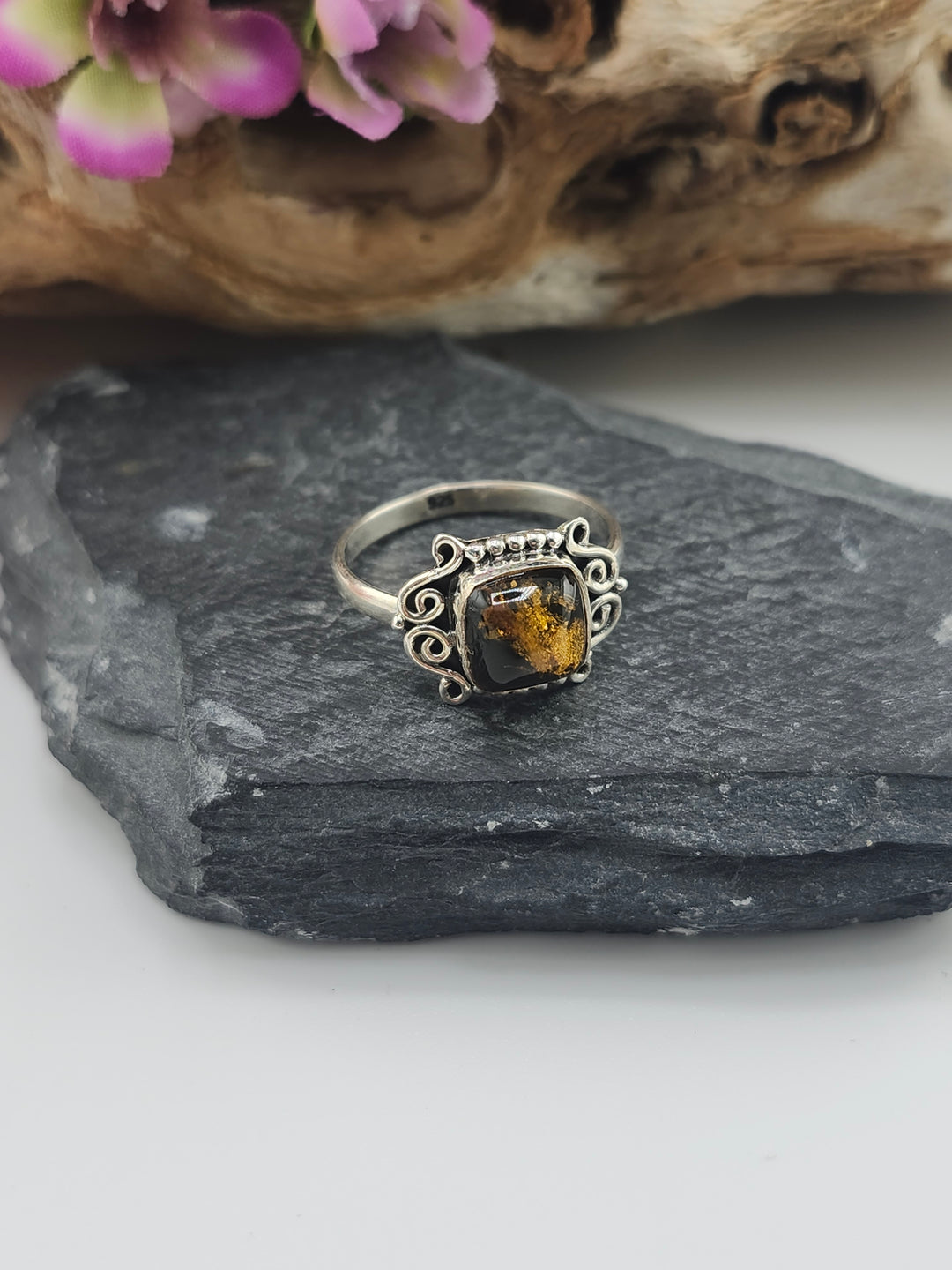 Baltic Amber Ring