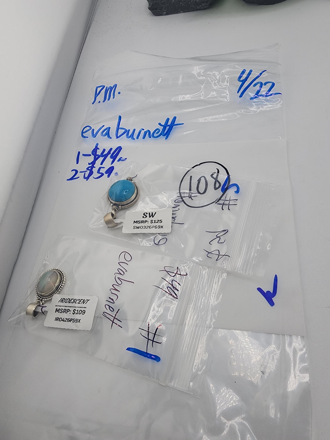 Evaburnett - 4/22/26 PM - 2 925 Sterling Silver Items