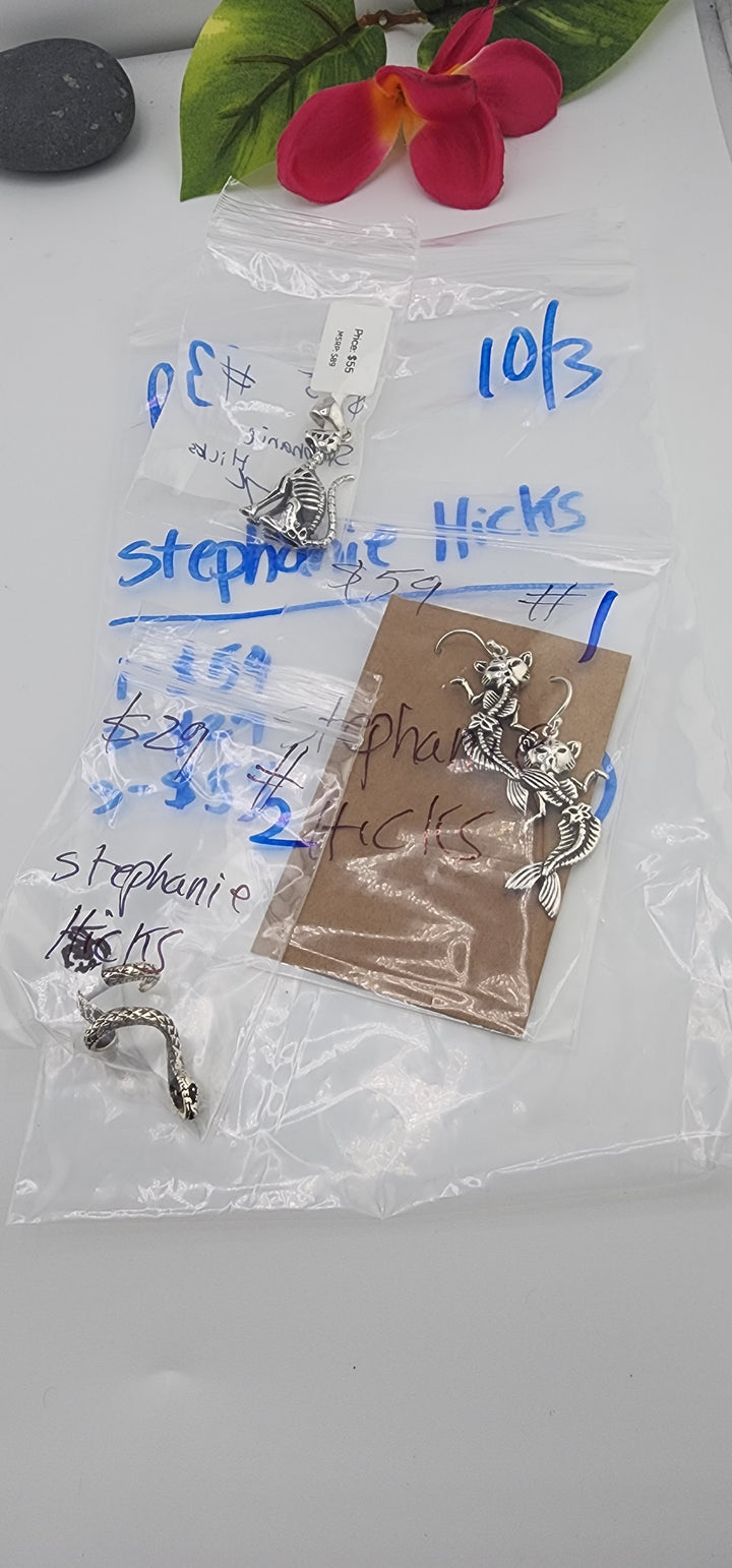 PM SHOW 48HR - RESERVED FOR: Stephanie Hicks - 10/3/2025 FL tiktok Live Show - 3 Sterling Silver Items