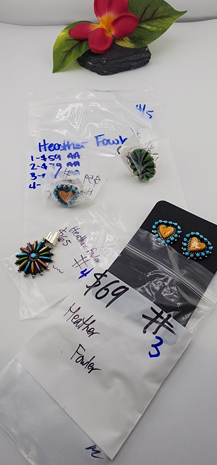 RESERVED FOR: Heather Fowler- 4/5/2025 tiktok Live Show -4  Sterling Silver Items