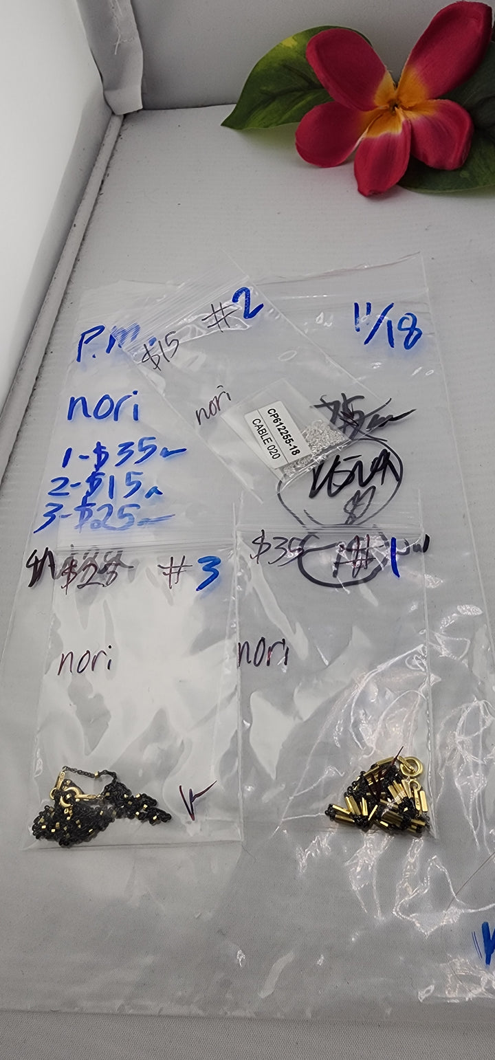 PM SHOW 48HR - RESERVED FOR: nori - 11/18/2025 tiktok Live Show - 3 Sterling Silver Items