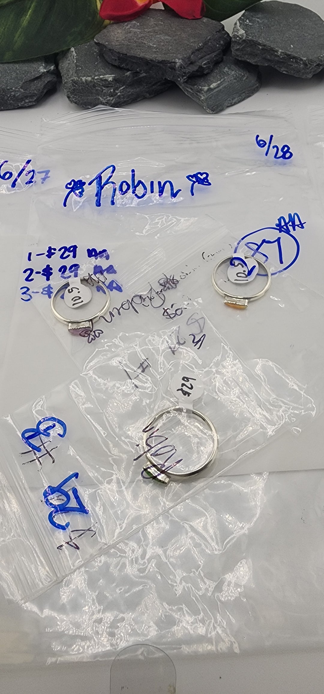 48HR - RESERVED FOR: 🍀Robin🍀 - 6/28/2025 FL tiktok Live Show - 3 Sterling Silver Items