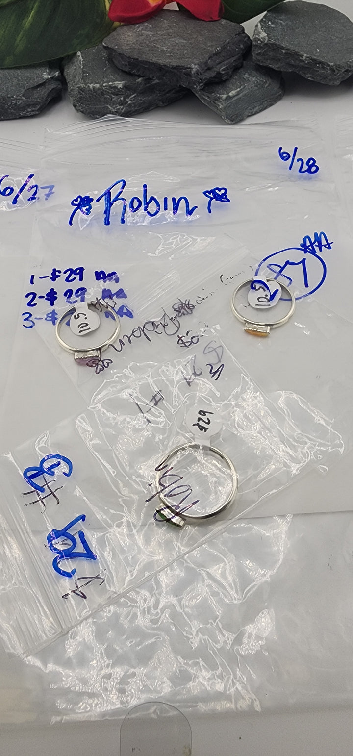 48HR - RESERVED FOR: 🍀Robin🍀 - 6/28/2025 FL tiktok Live Show - 3 Sterling Silver Items