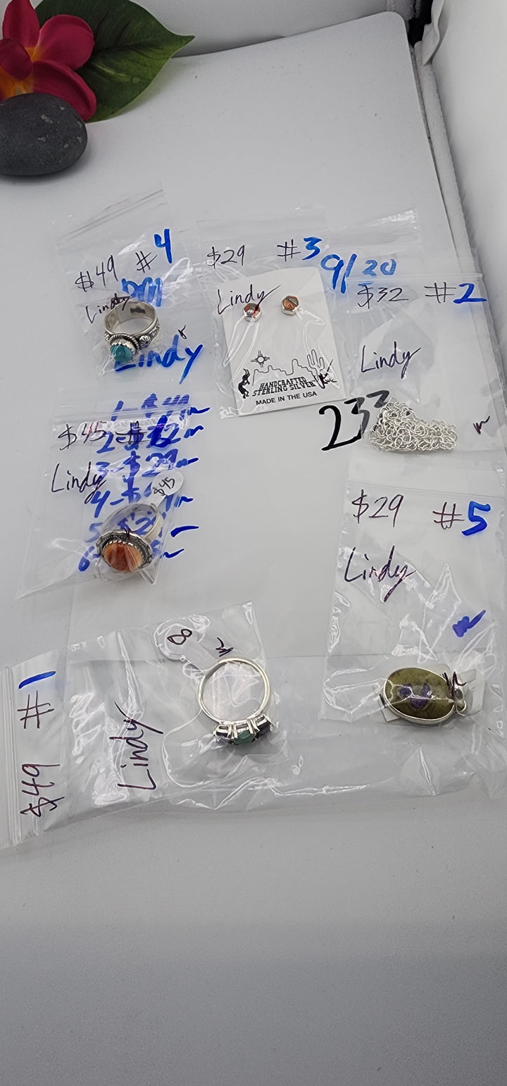 PM SHOW 48HR - RESERVED FOR: Lindy - 9/30/2025 FL tiktok Live Show - 6 Sterling Silver Items