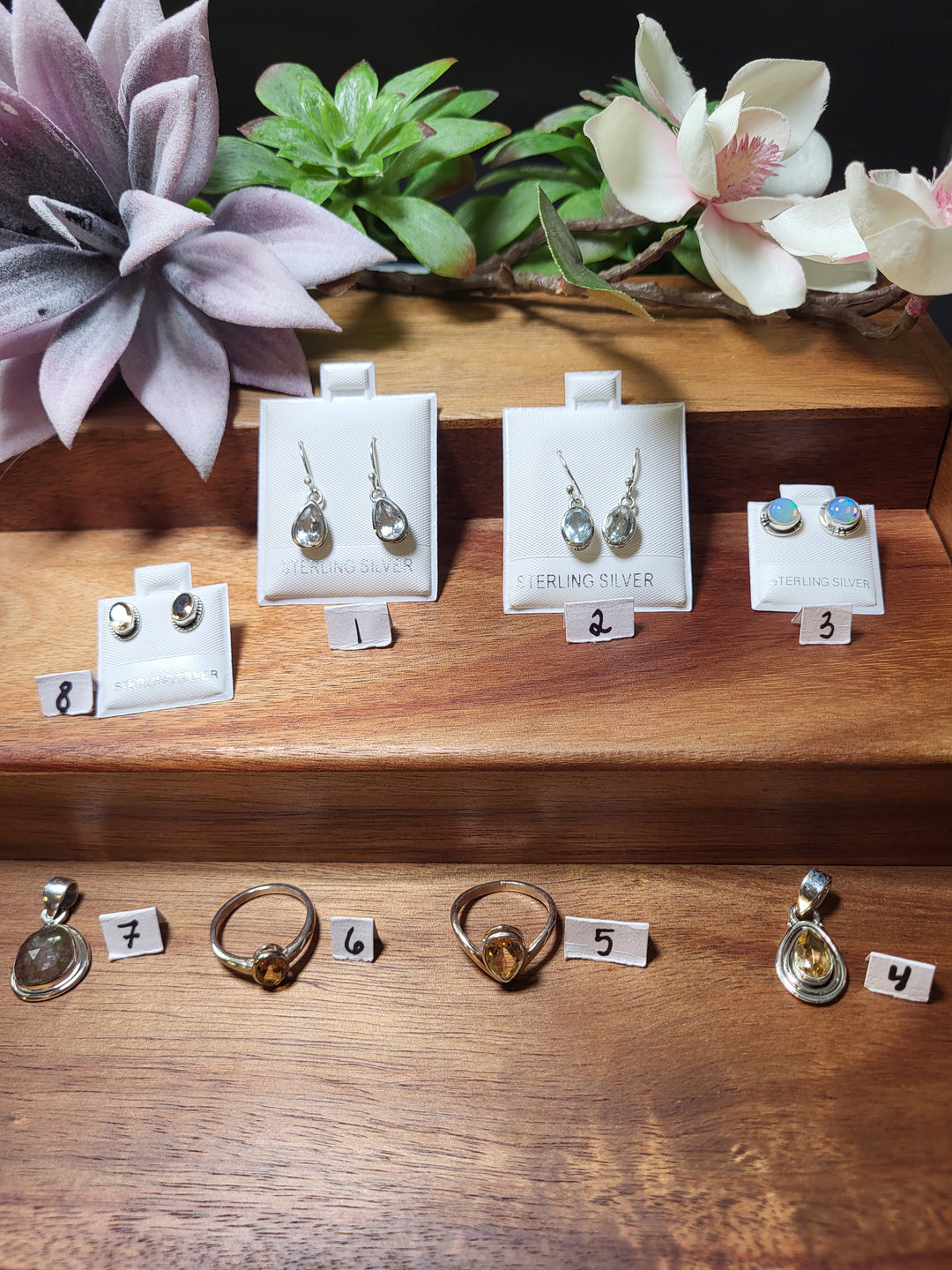 RESERVED FOR: Ashley 8/15/24- 5 Sterling Silver Items