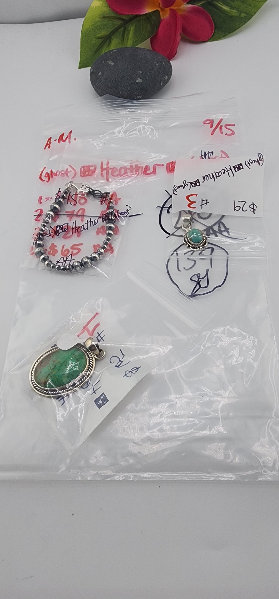AM SHOW 48HR - RESERVED FOR: 👻🏁Heather🏁👻- 9/15/2025 FL tiktok Live Show - 3 Sterling Silver Items