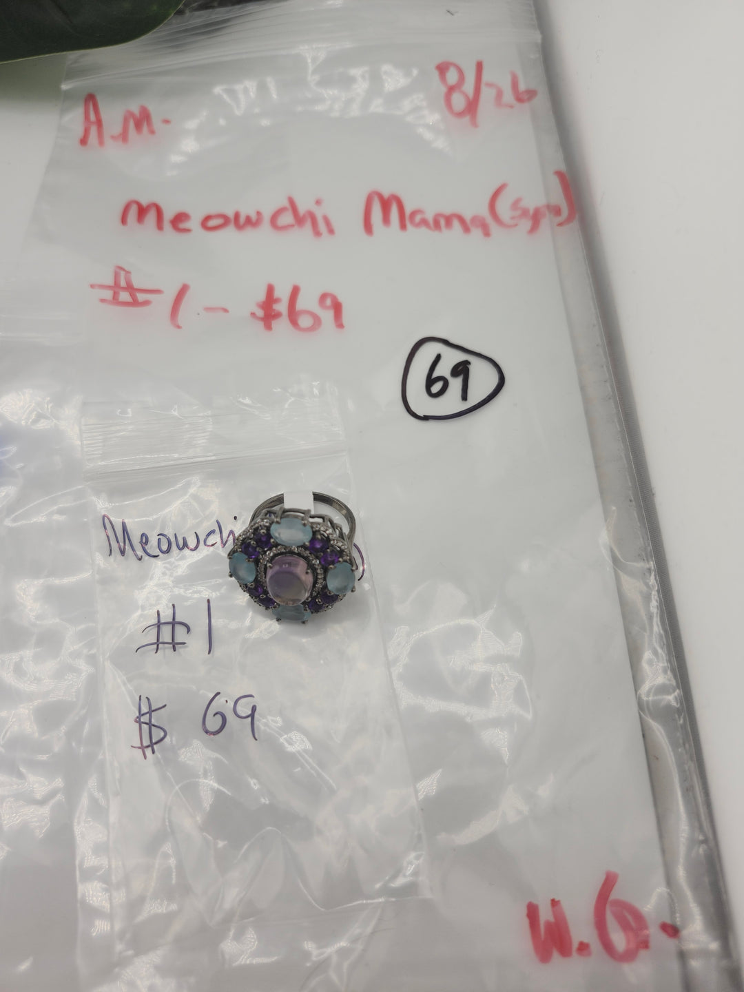 AM SHOW 48HR - RESERVED FOR: Meowchi Mama 🦇💀- 8/26/2025 FL tiktok Live Show - 1 Sterling Silver Items