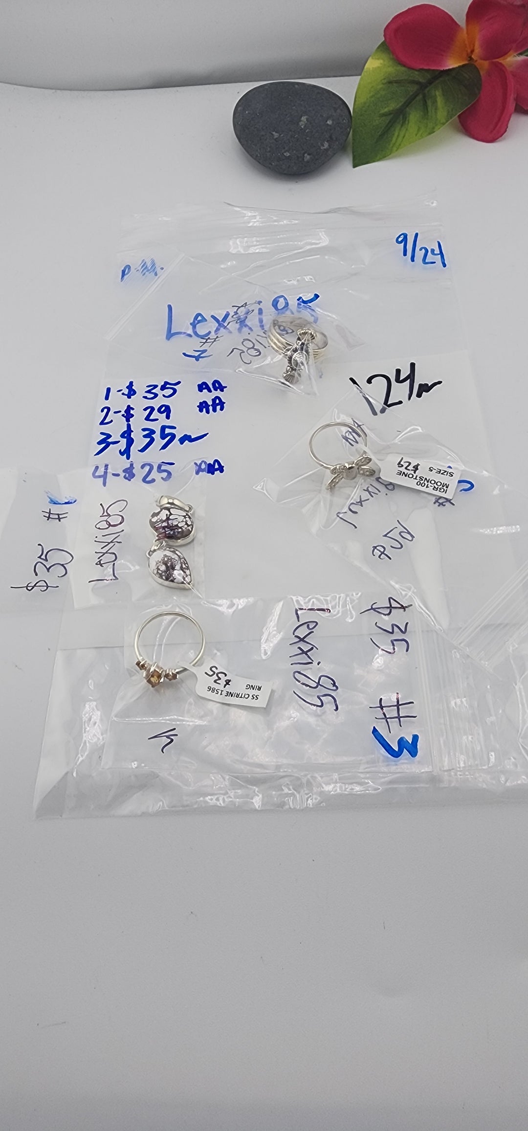 PM SHOW 48HR - RESERVED FOR: Lexxi85 - 9/24/2025 FL tiktok Live Show - 4 Sterling Silver Items
