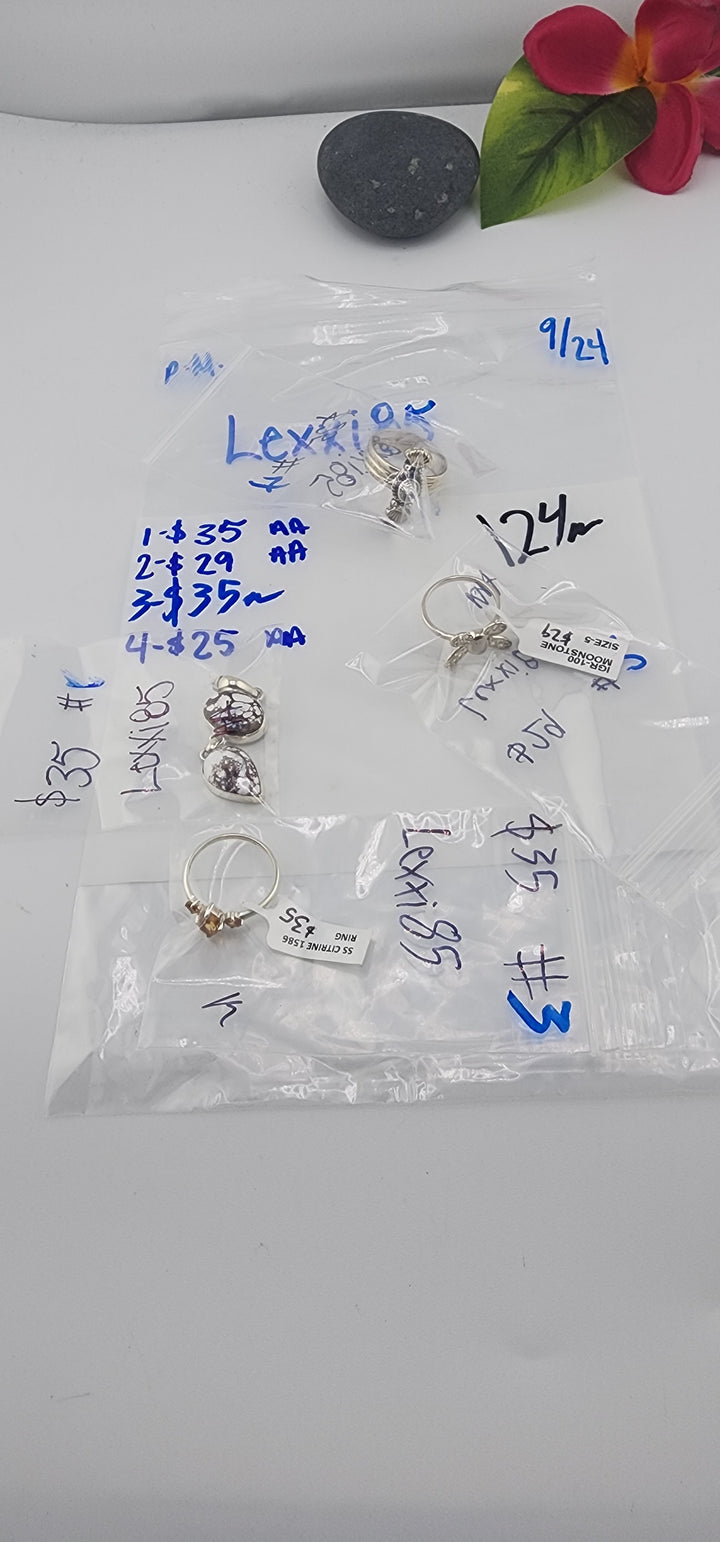 PM SHOW 48HR - RESERVED FOR: Lexxi85 - 9/24/2025 FL tiktok Live Show - 4 Sterling Silver Items