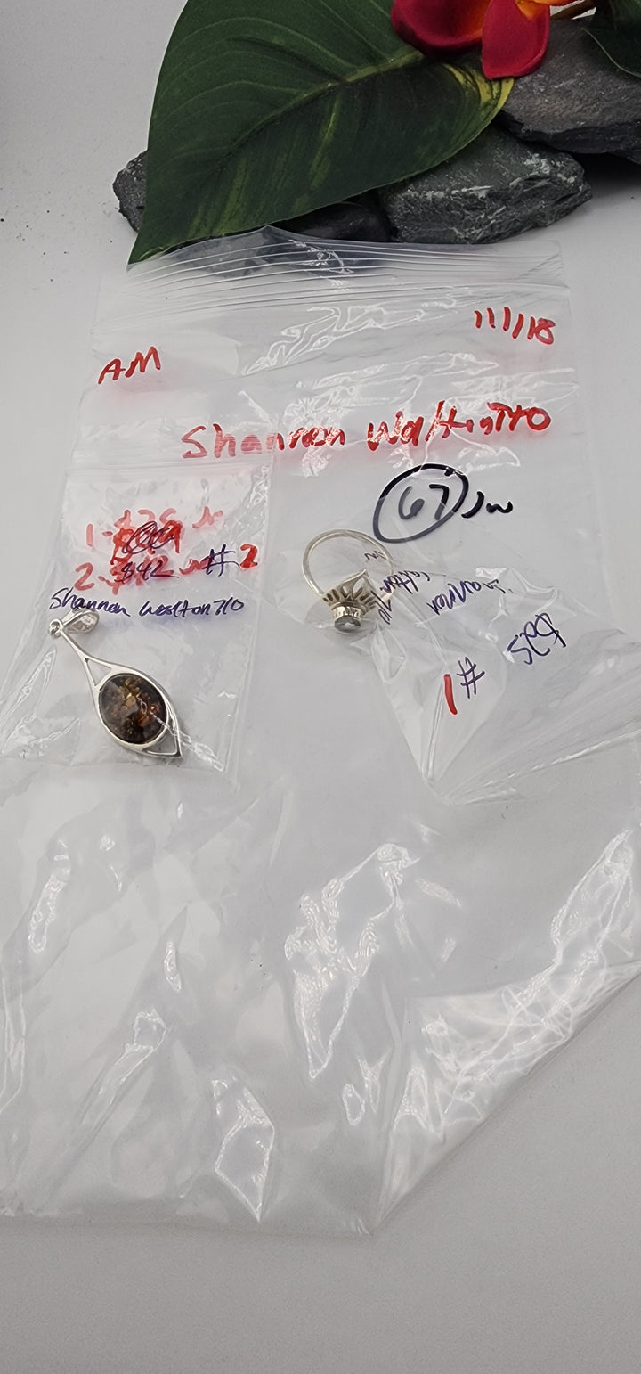 AM SHOW 48HR RESERVED FOR:  Shannon Walton710- 11/18/2025 FL tiktok Live Show - 2 Sterling Silver Items